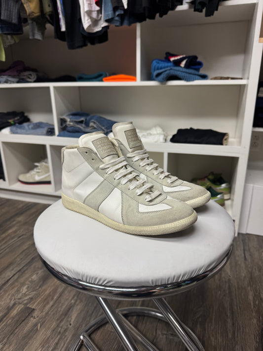 MAISON MARGIELA HI-TOP CLASSIC WHITE GATS (42)