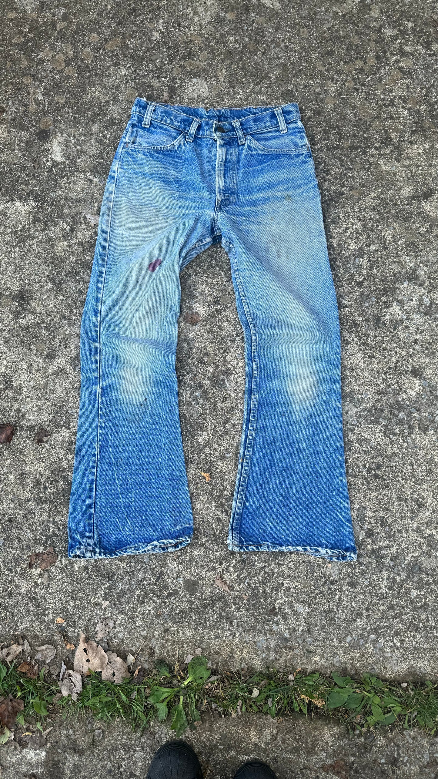 LEVI'S ORANGE TAB FLARE DENIM (34)