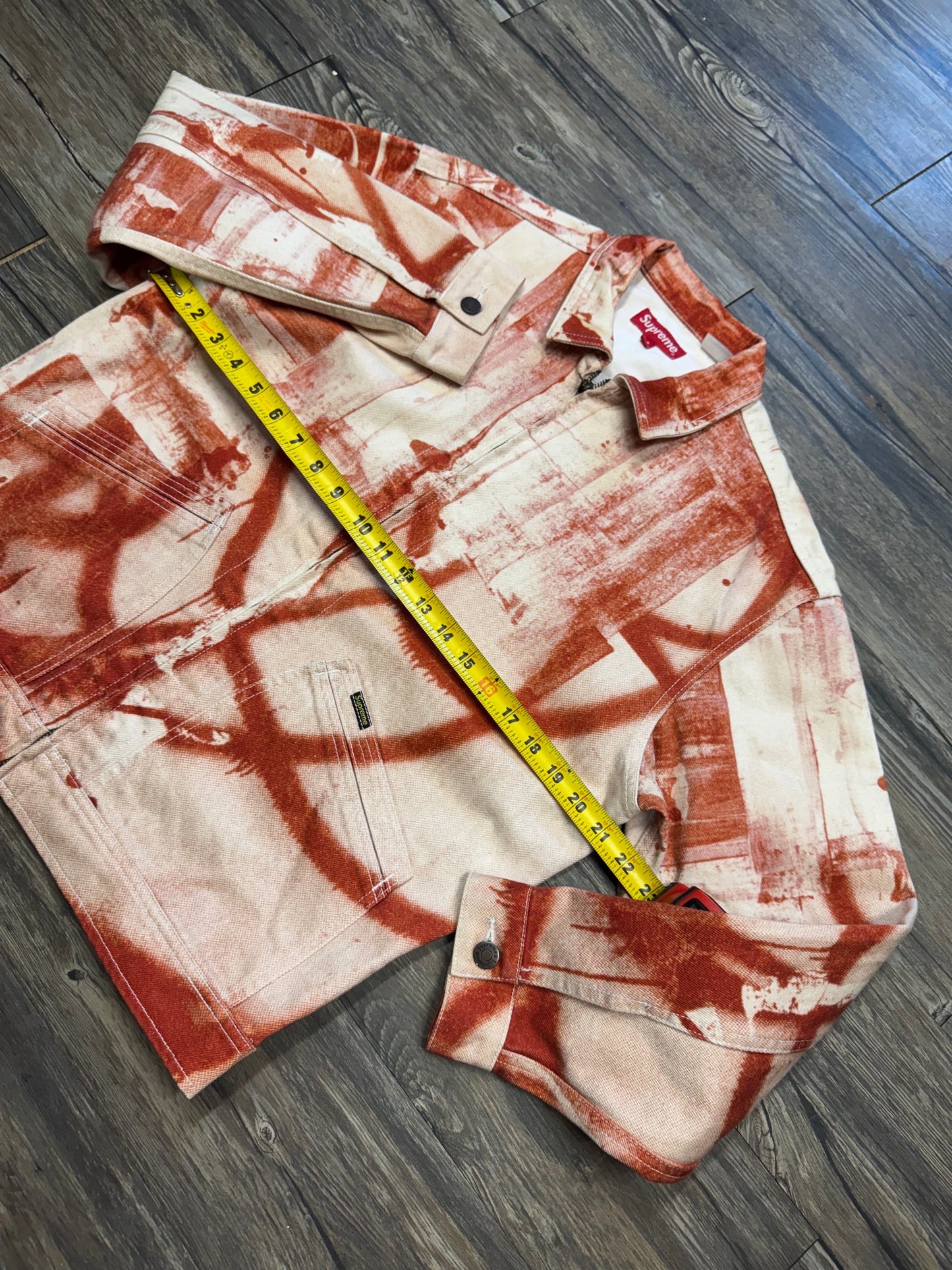 SUPREME X CHRISTOPHER WOOL DENIM WORK JACKET (S)