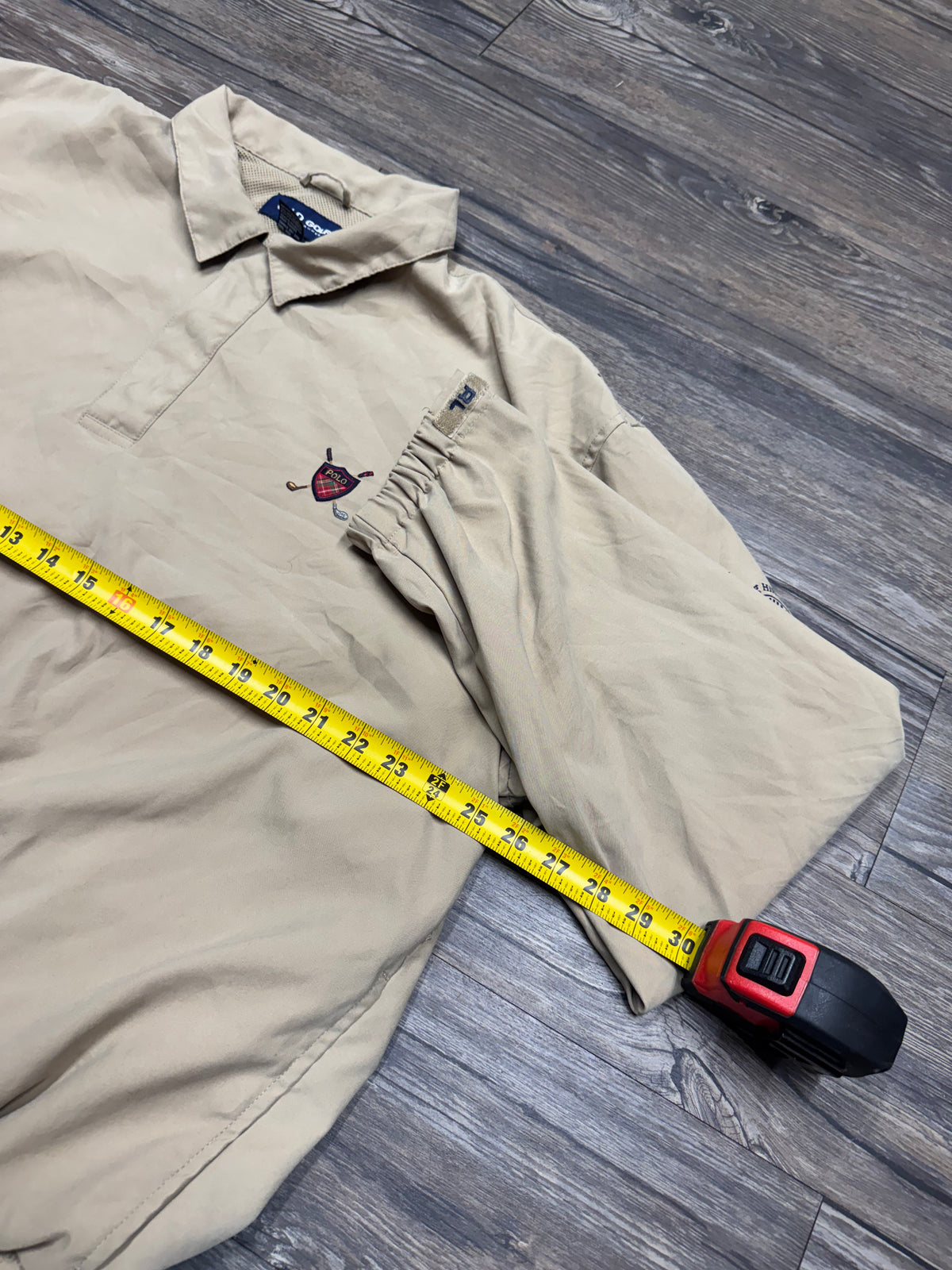 POLO RALPH LAUREN GOLF QUARTER ZIP HARRINGTON LIGHTWEIGHT JACKET (XL)