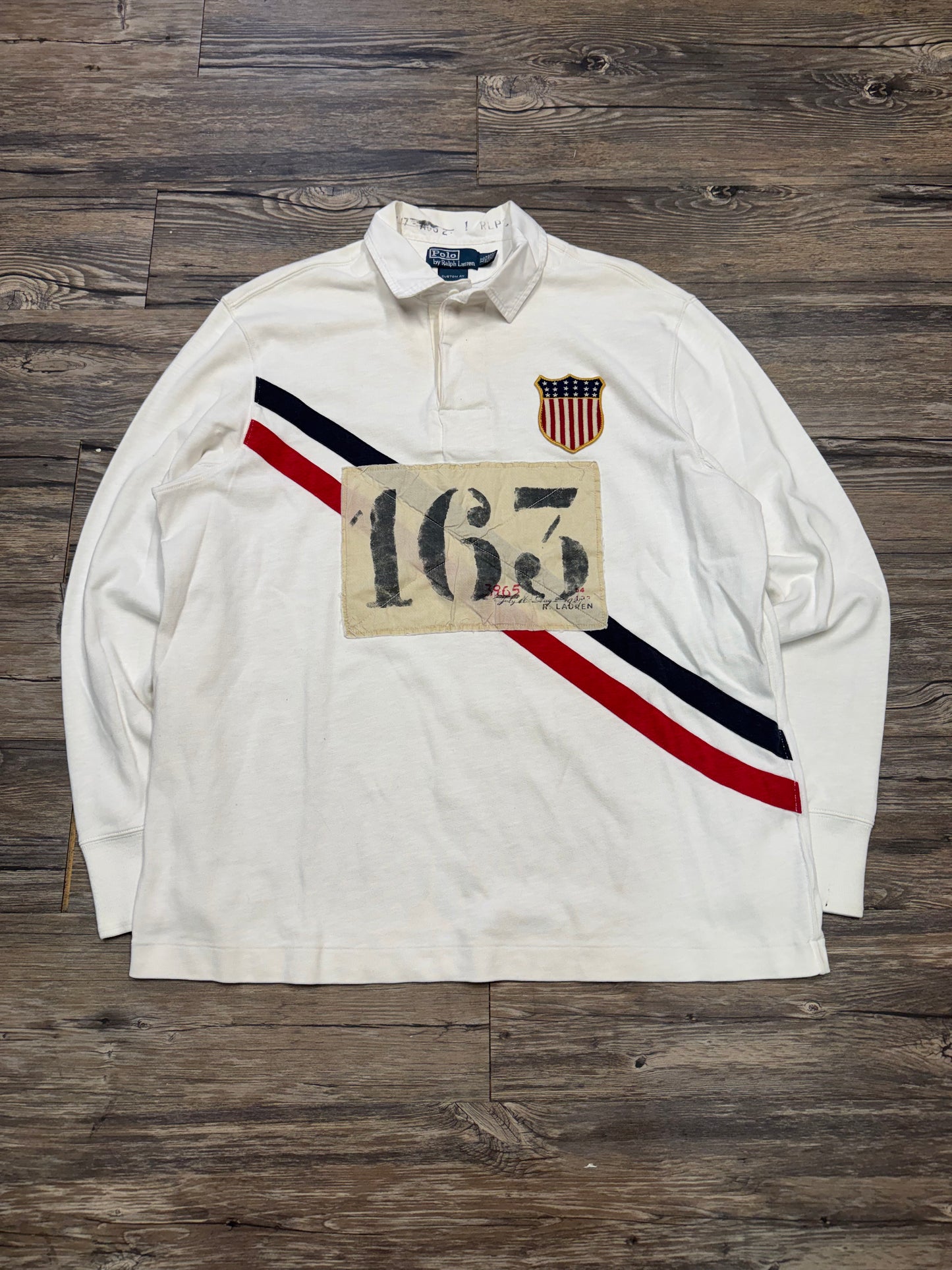 POLO RALPH LAUREN LS '163' POLO (XL)