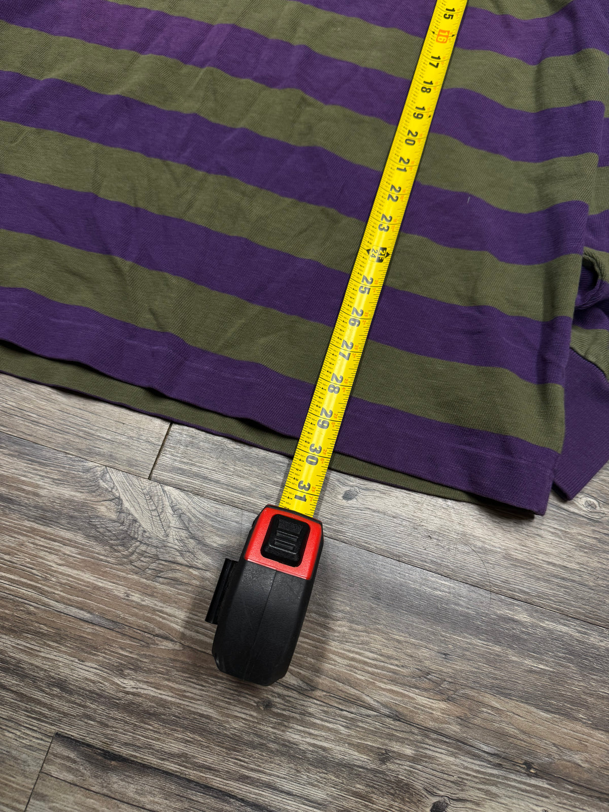 POLO RALPH LAUREN STRIPED LONG SLEEVE RUGBY POLO (XL)