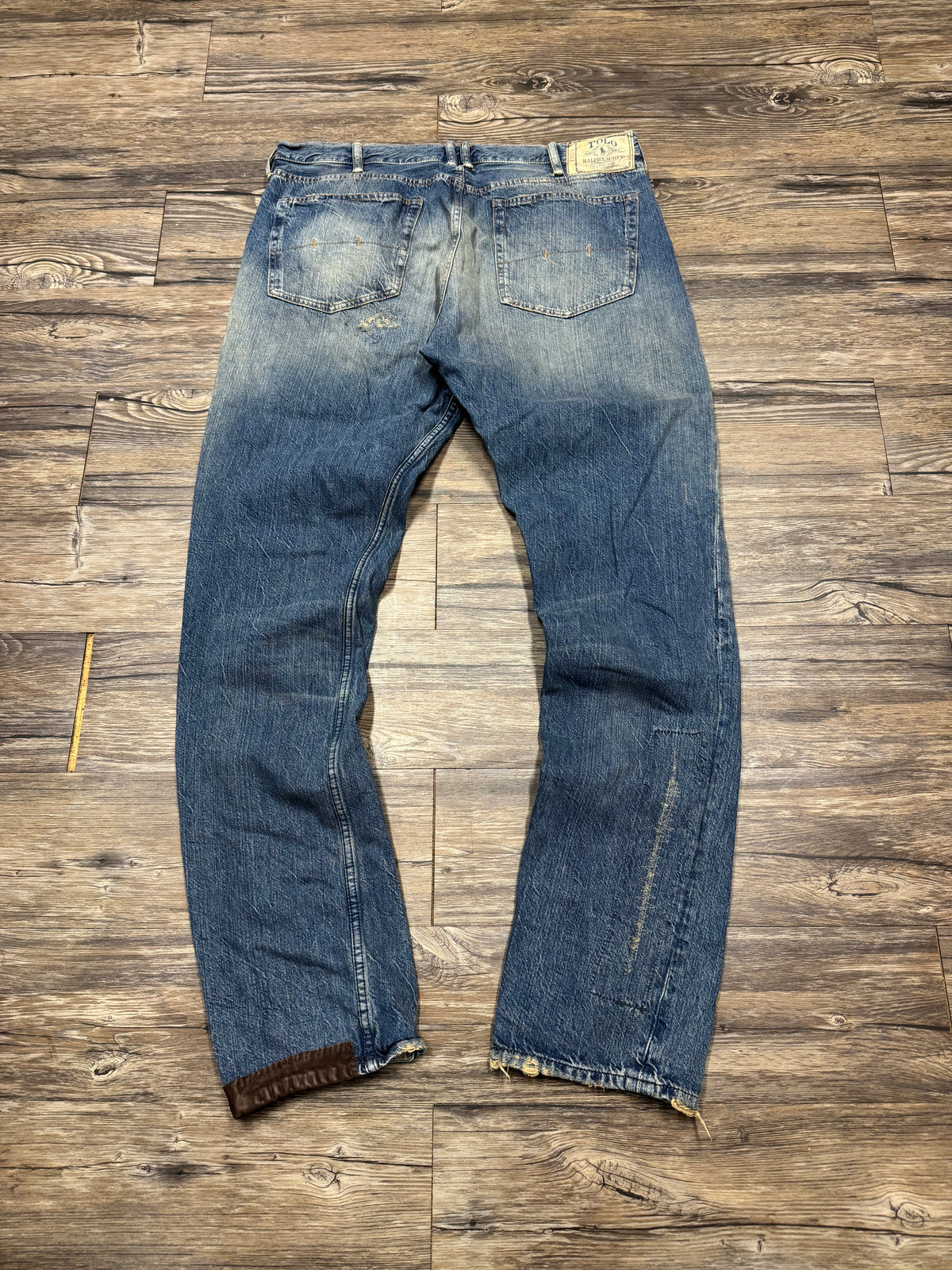 POLO RALPH LAUREN PATCH WORK JEANS (36)