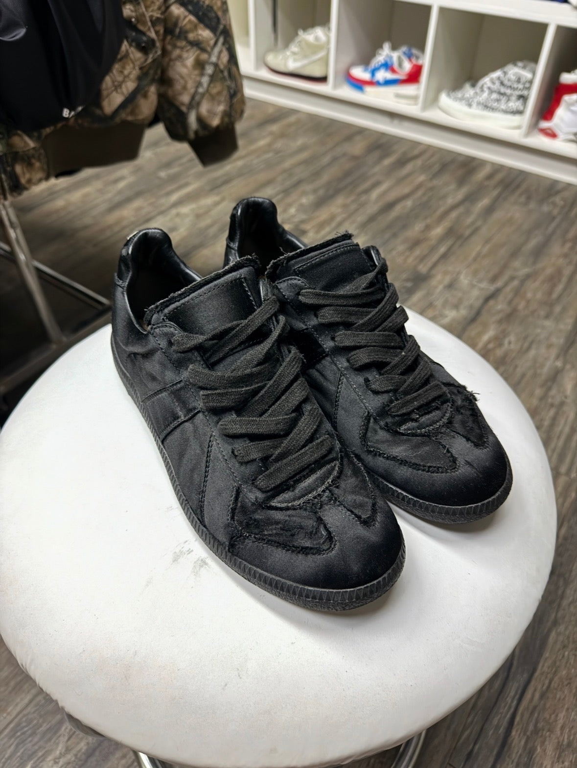 BLACK FAUX FUR MARGIELA GATS (7)