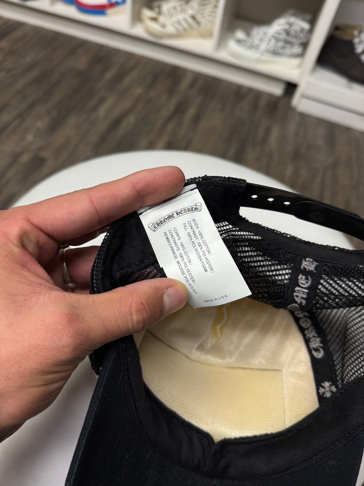 CHROME HEARTS CHOMPER TRUCKER HAT (OS)