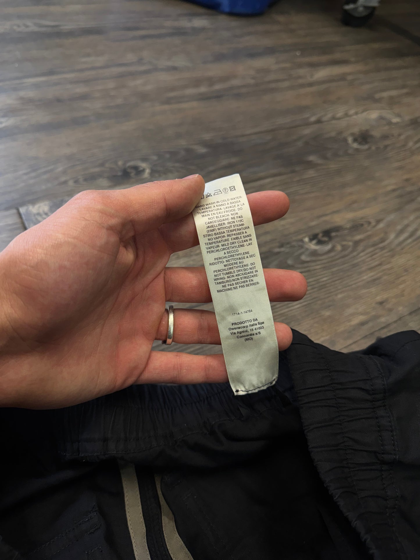 RICK OWENS CARGO DRAWSTRING PANTS (32)