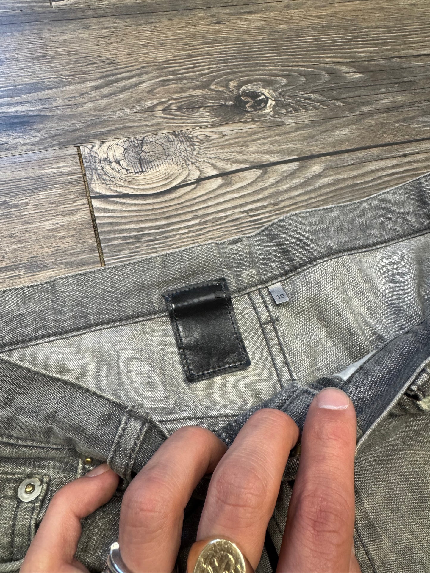 DIOR HOMME 2000’s GREY LONG JEANS (30)