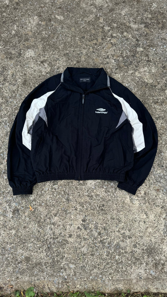 BALENCIAGA BLACK TRACK JACKET (M)