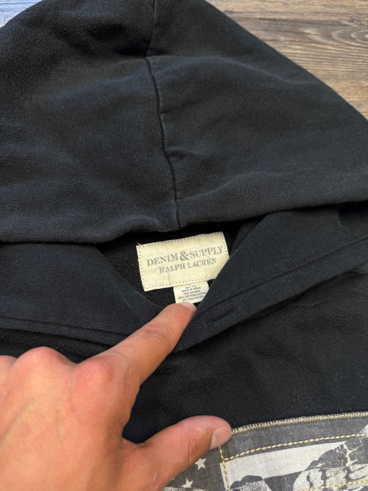 RALPH LAUREN DENIM & SUPPLY FADED AMERICAN GRAPHIC (XL)