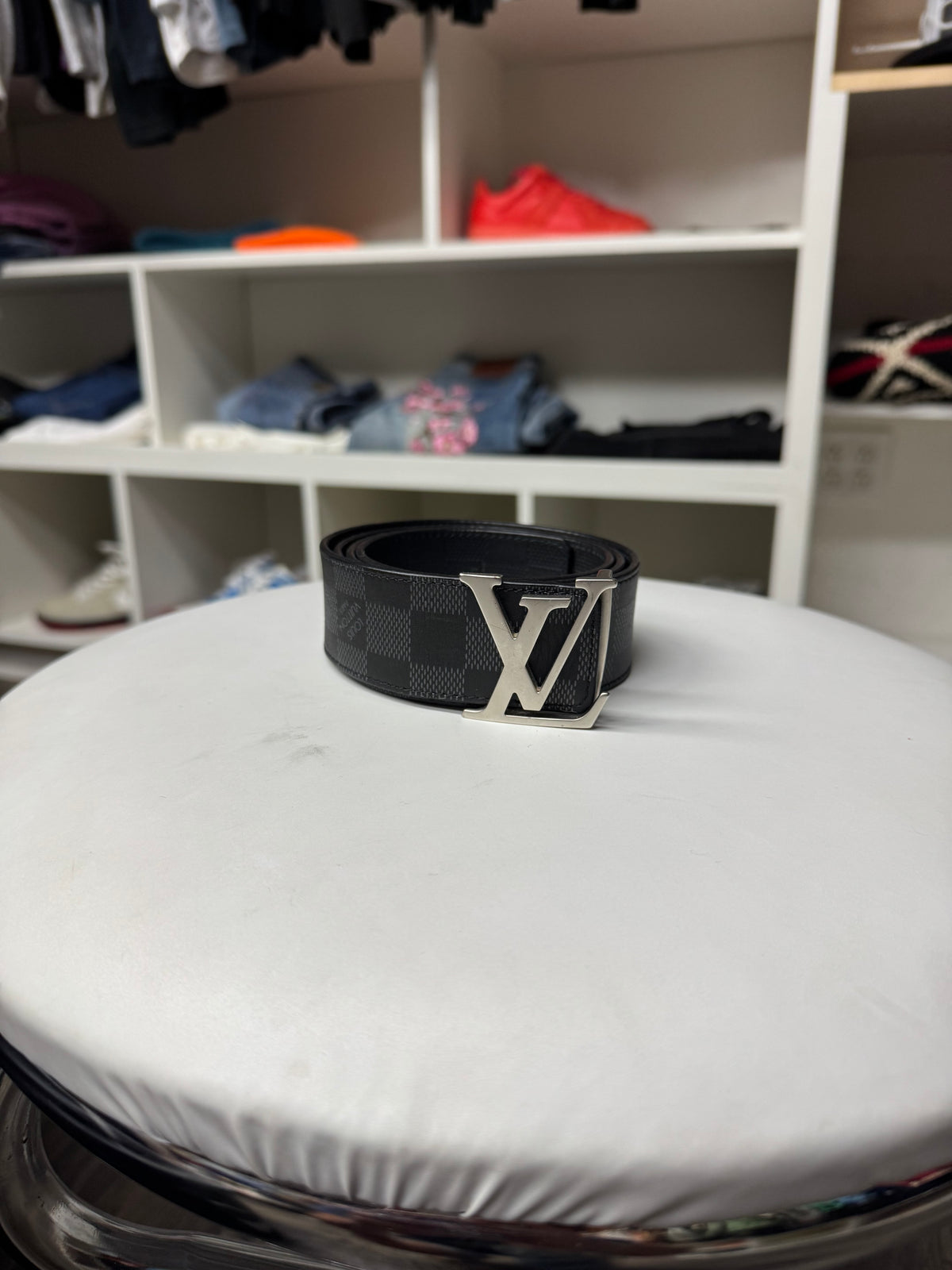 LOUIS VUITTON DAMIER REVERSABLE BELT (OS)