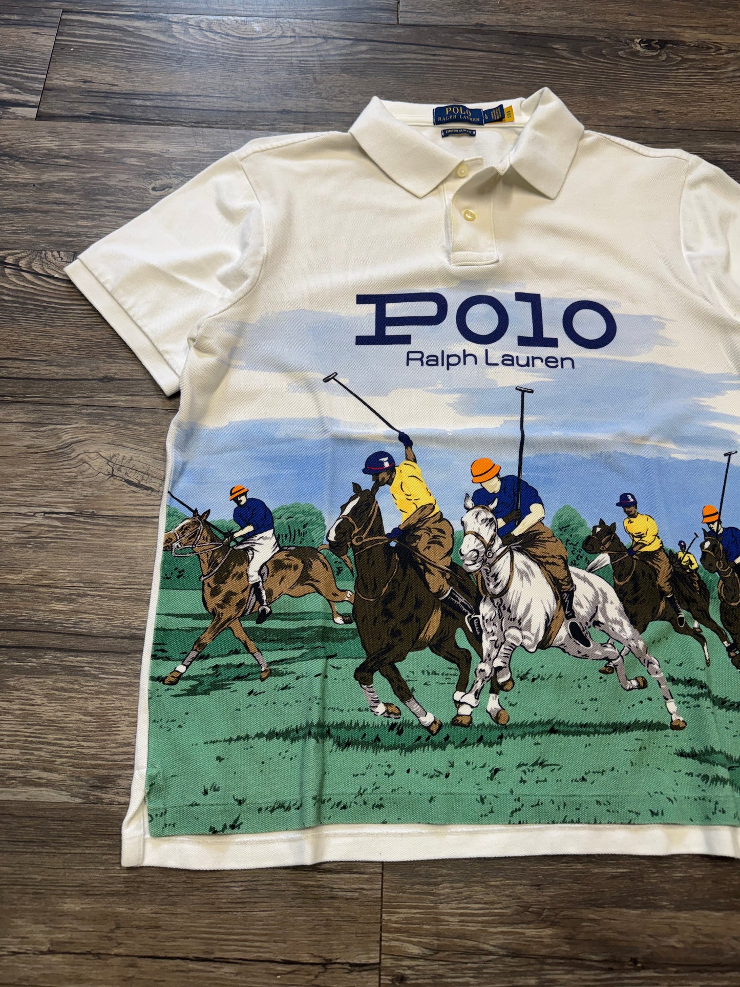 POLO RALPH LAUREN SCENIC STAMPEDE SHIRT (L)