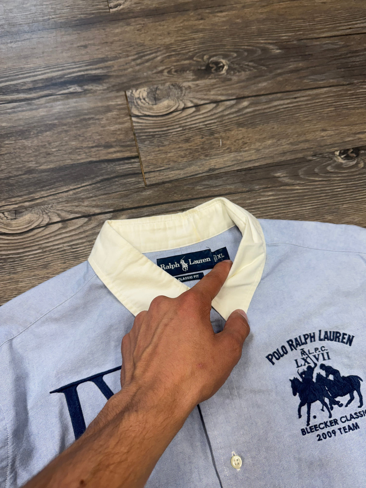 POLO RALPH LAUREN MERCER CLASSIC BUTTON-UP (XL)