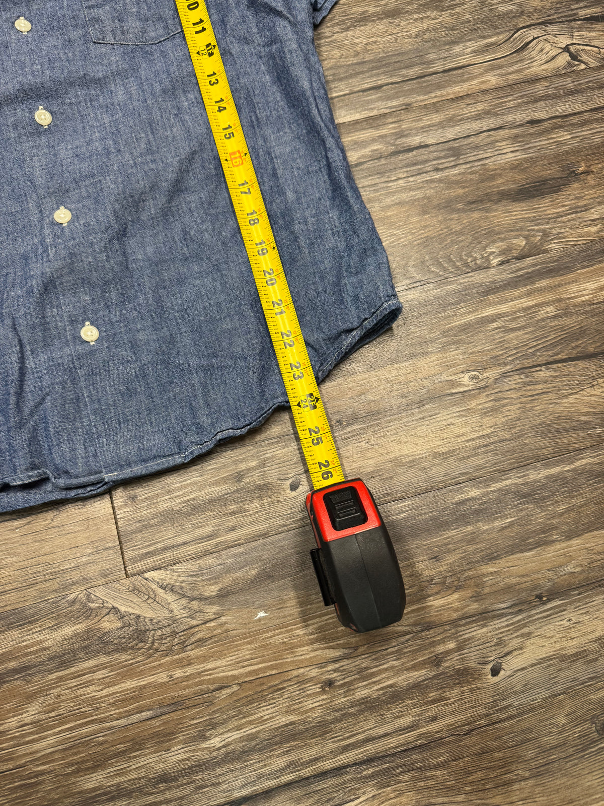 RRL WASHED BUTTON UP SHIRT (S)