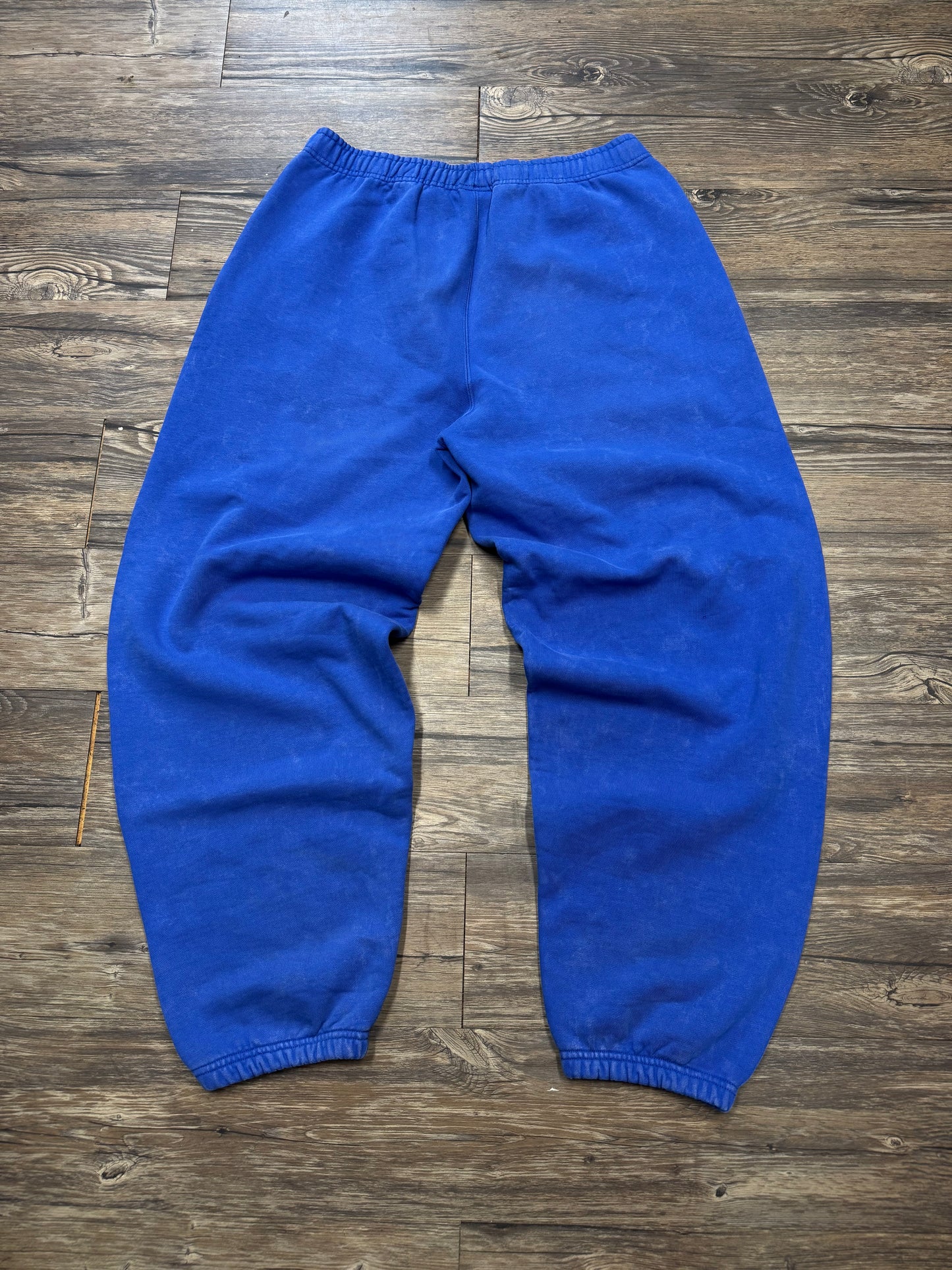 NIKE X STUSSY BAGGY FADED BLUE SWEATPANTS (M)