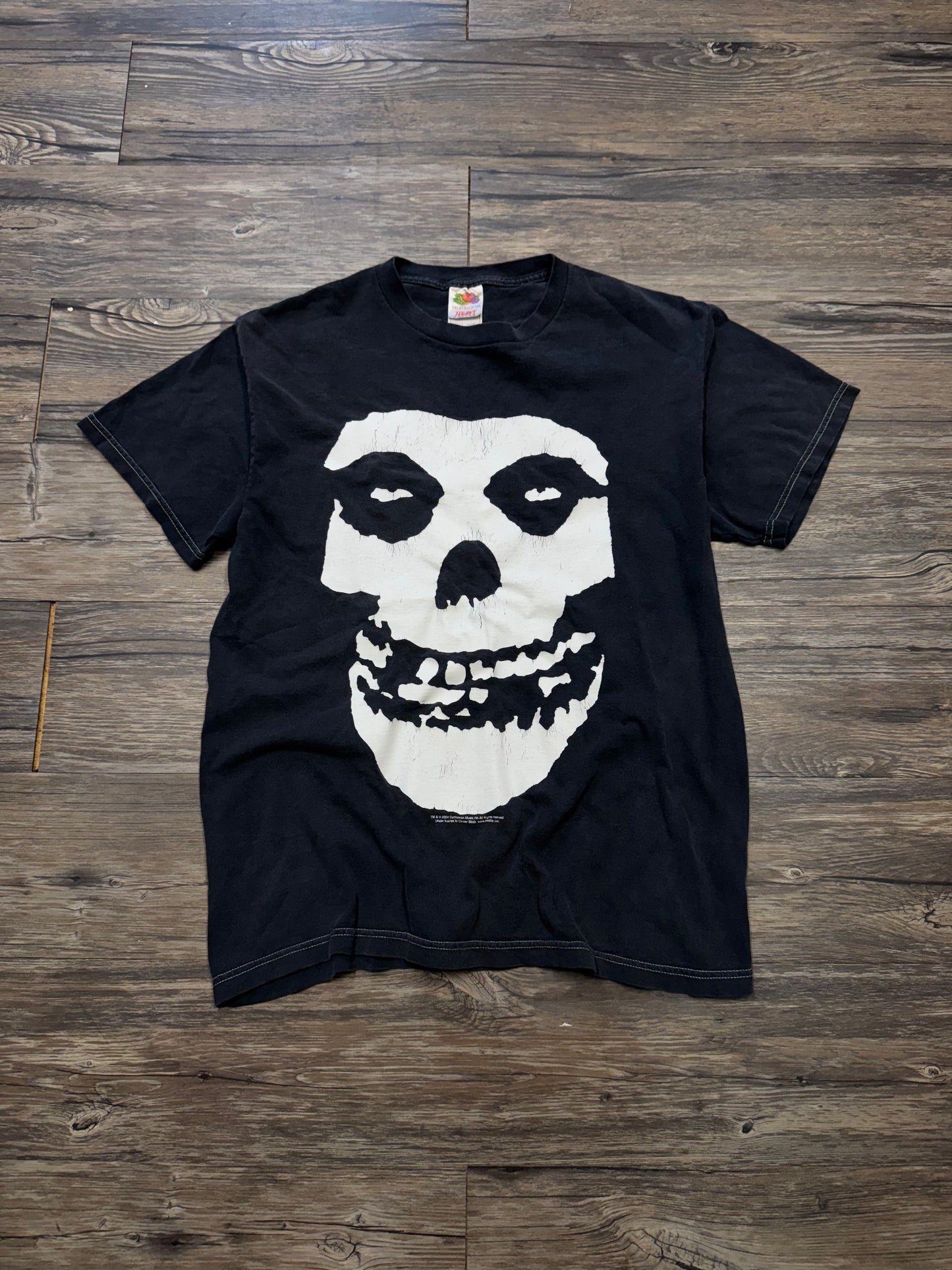 MISFITS 2004 FADED BOXY TEE (M)