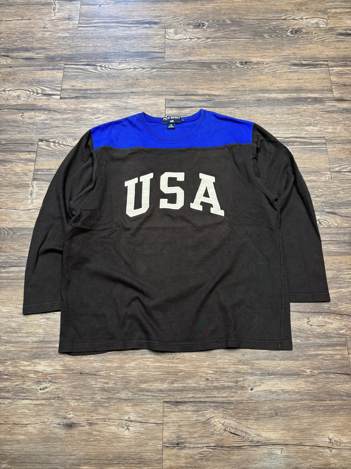 RALPH LAUREN POLO SPORT USA HOCKEY JERSEY (L)