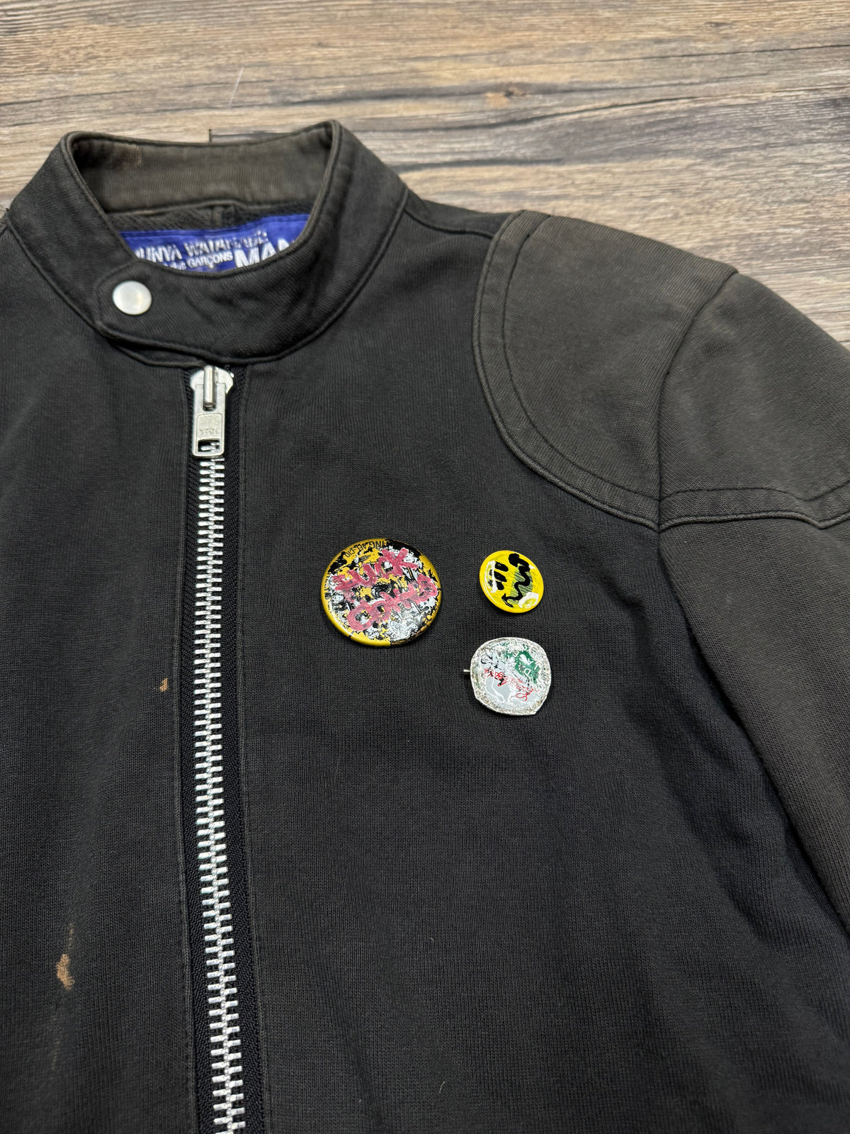 JUNYA WATANABE AD2006 UNIVERSITY COLUMBUS RIDER JACKET (S/M)