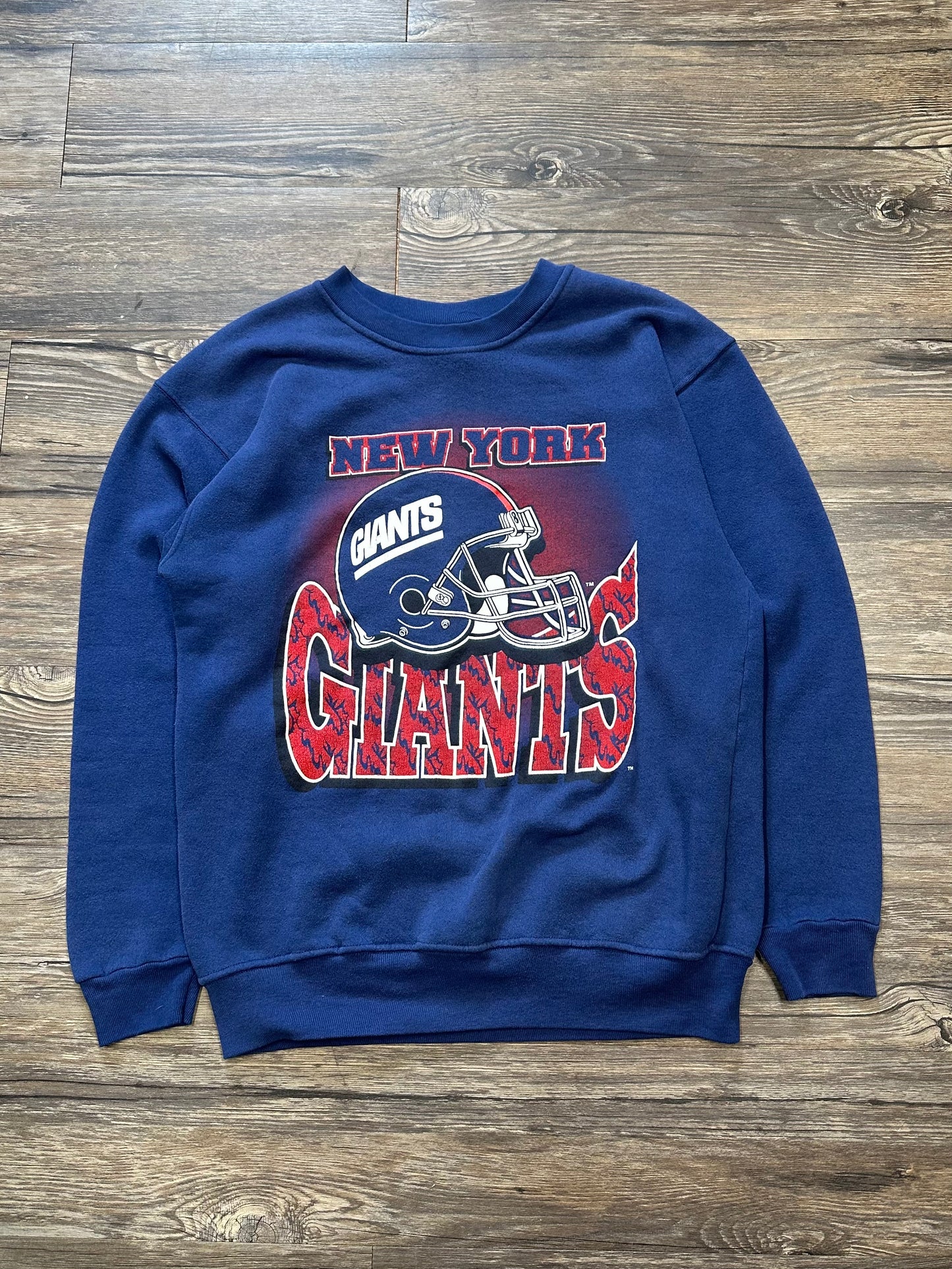 VINTAGE NEW YORK GIANTS GRAPHIC CREWNECK (LARGE)