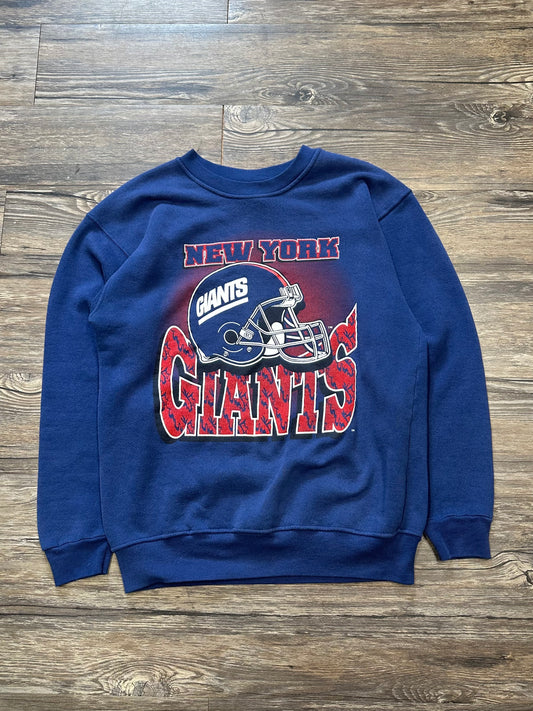 VINTAGE NEW YORK GIANTS GRAPHIC CREWNECK (LARGE)