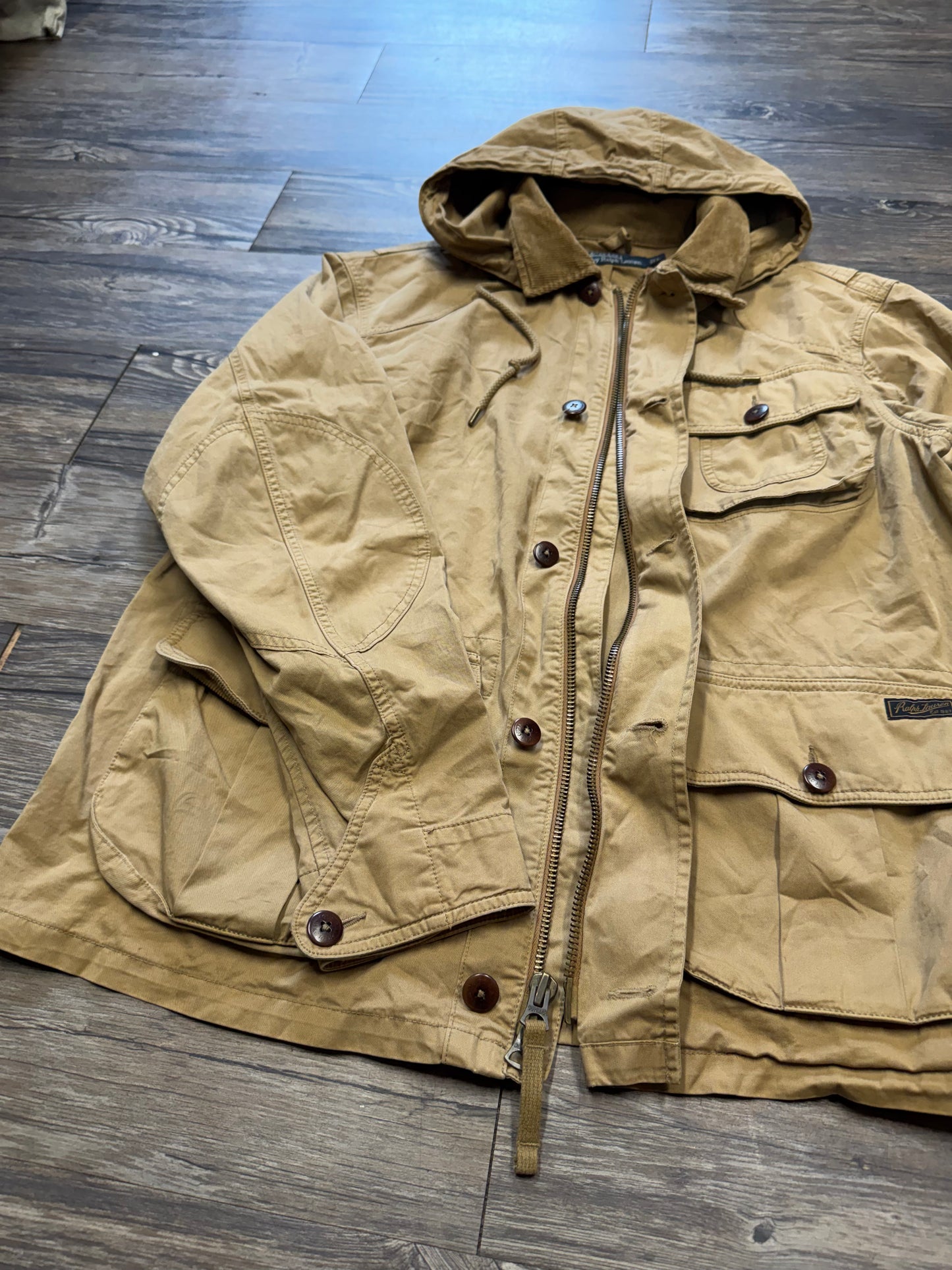 POLO RALPH LAUREN FIELD COAT HUNTING JACKET (L)