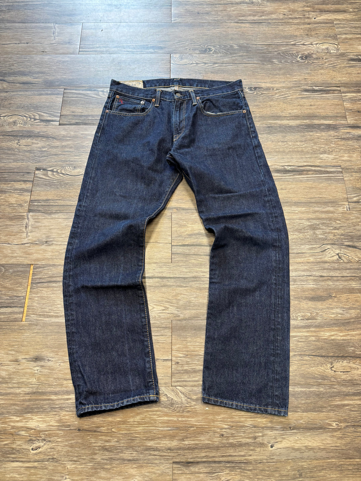 POLO RALPH LAUREN DARKWASH DENIM JEANS (30)