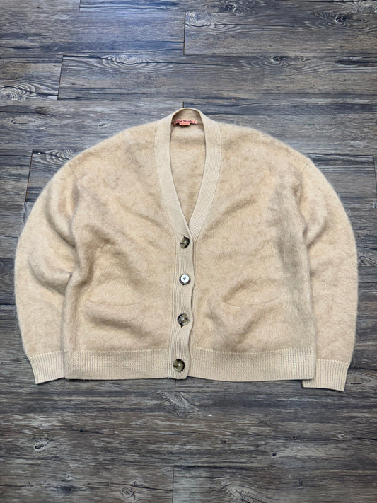 ACNE STUDIOS CREAM MOHAIR CARDIGAN (M)