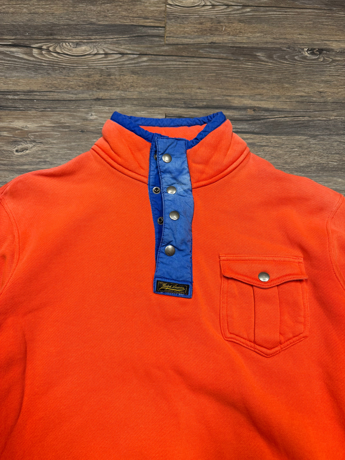 POLO RALPH LAUREN MOUNTAIN MOCK NECK PULLOVER (M)