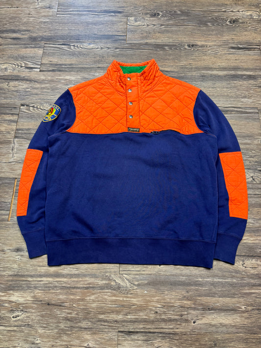 POLO RALPH LAUREN QUILTED QUARTER ZIP (XL)