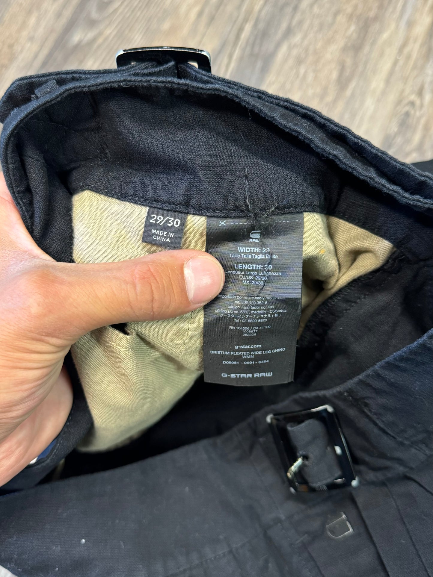 G STAR PLAIN BAGGY TROUSERS (30)