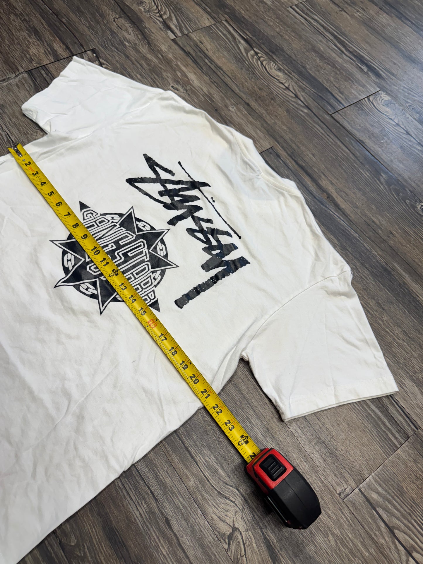 STUSSY X GANGSTARR "TAKE IT PERSONAL" T-SHIRT (L)