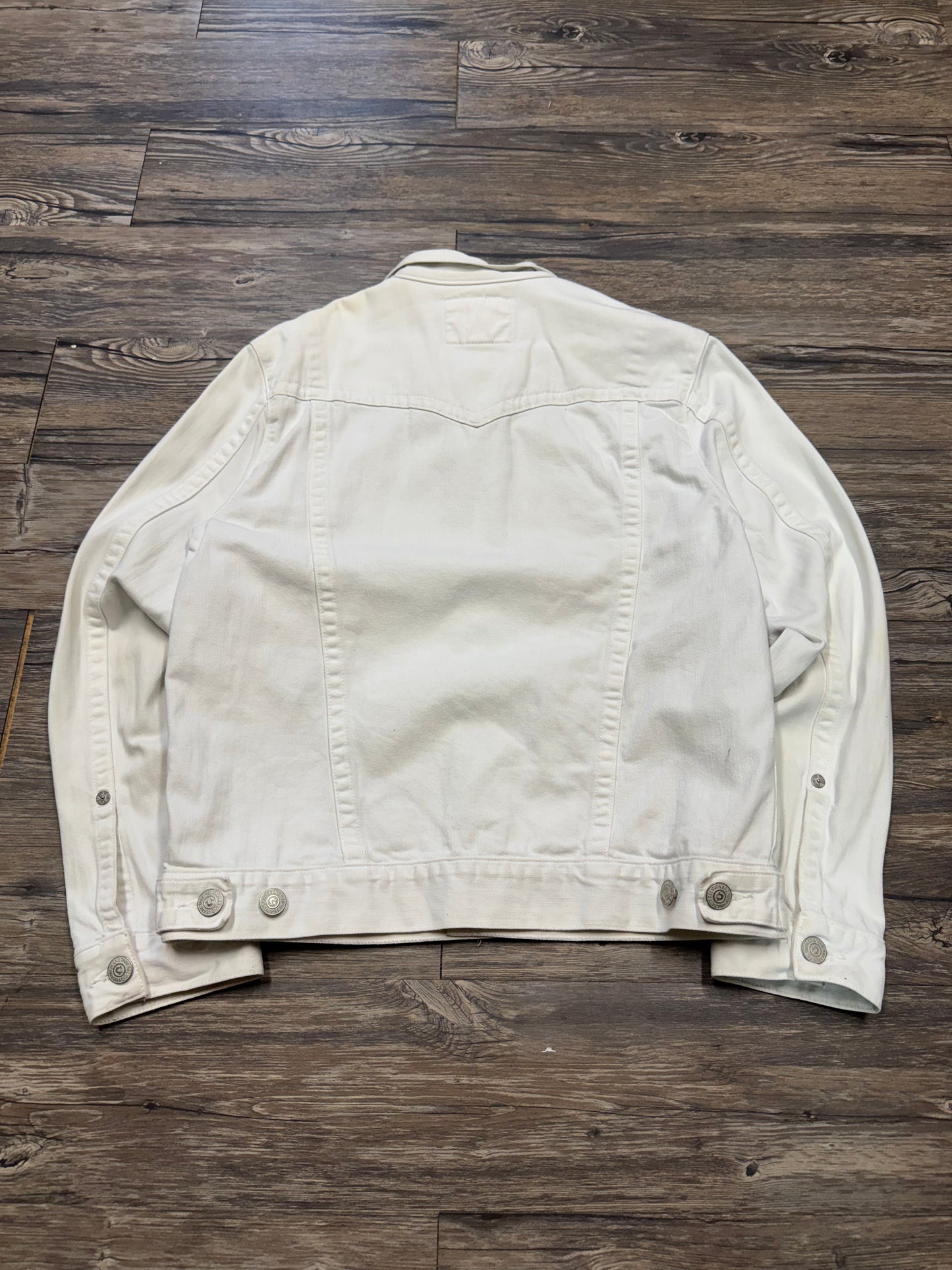 TRUE RELIGION WHITE DENIM JACKET (M)