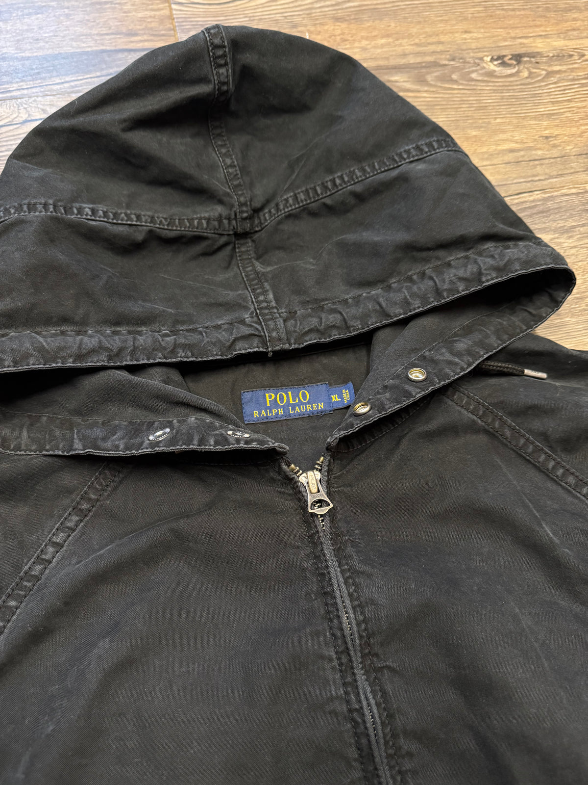 POLO RALPH LAUREN SWIMWEAR  SMALL PONY CANVAS JACKET (XL)