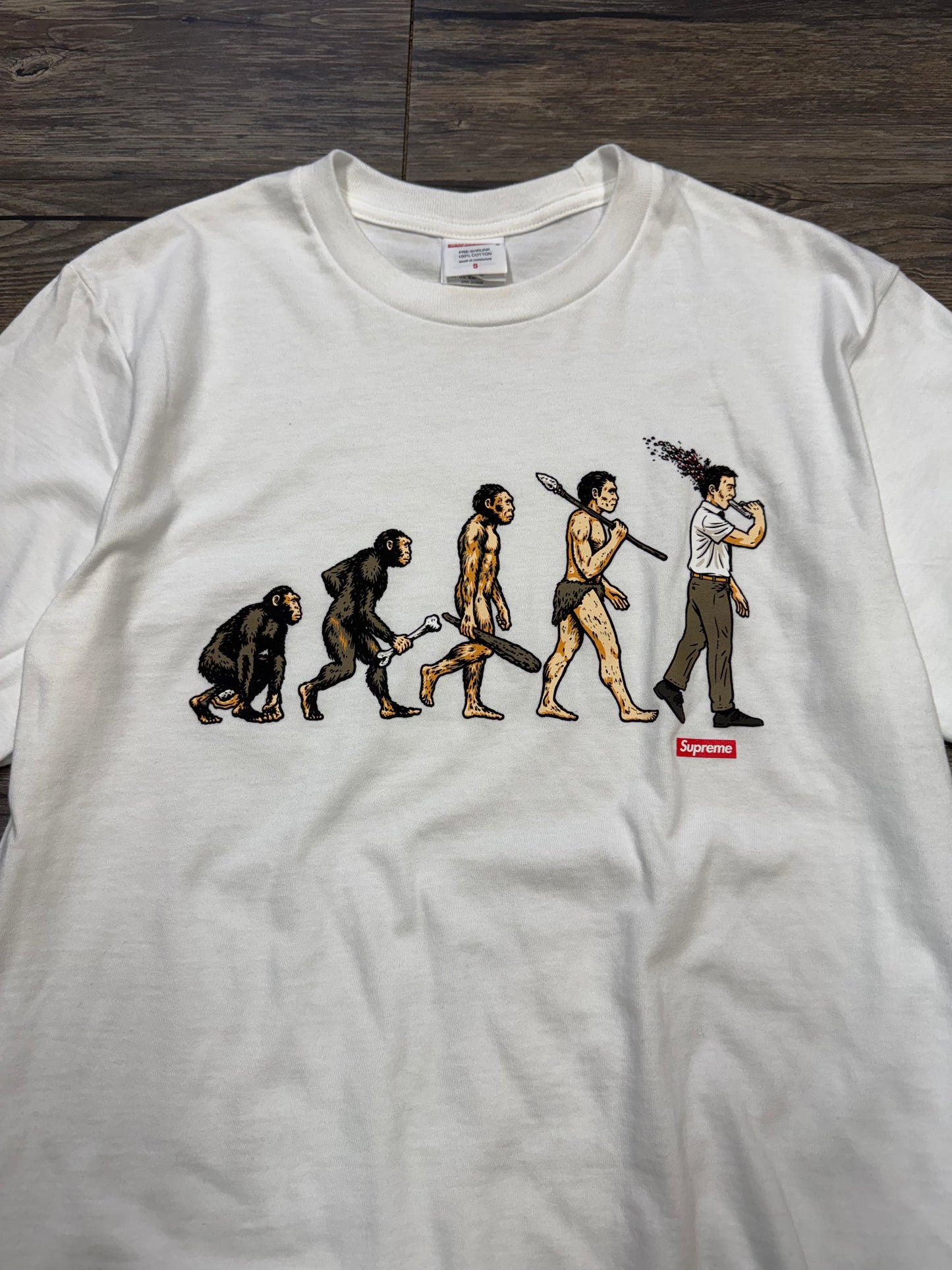 SUPREME EVOLUTION WHITE TEE (S)