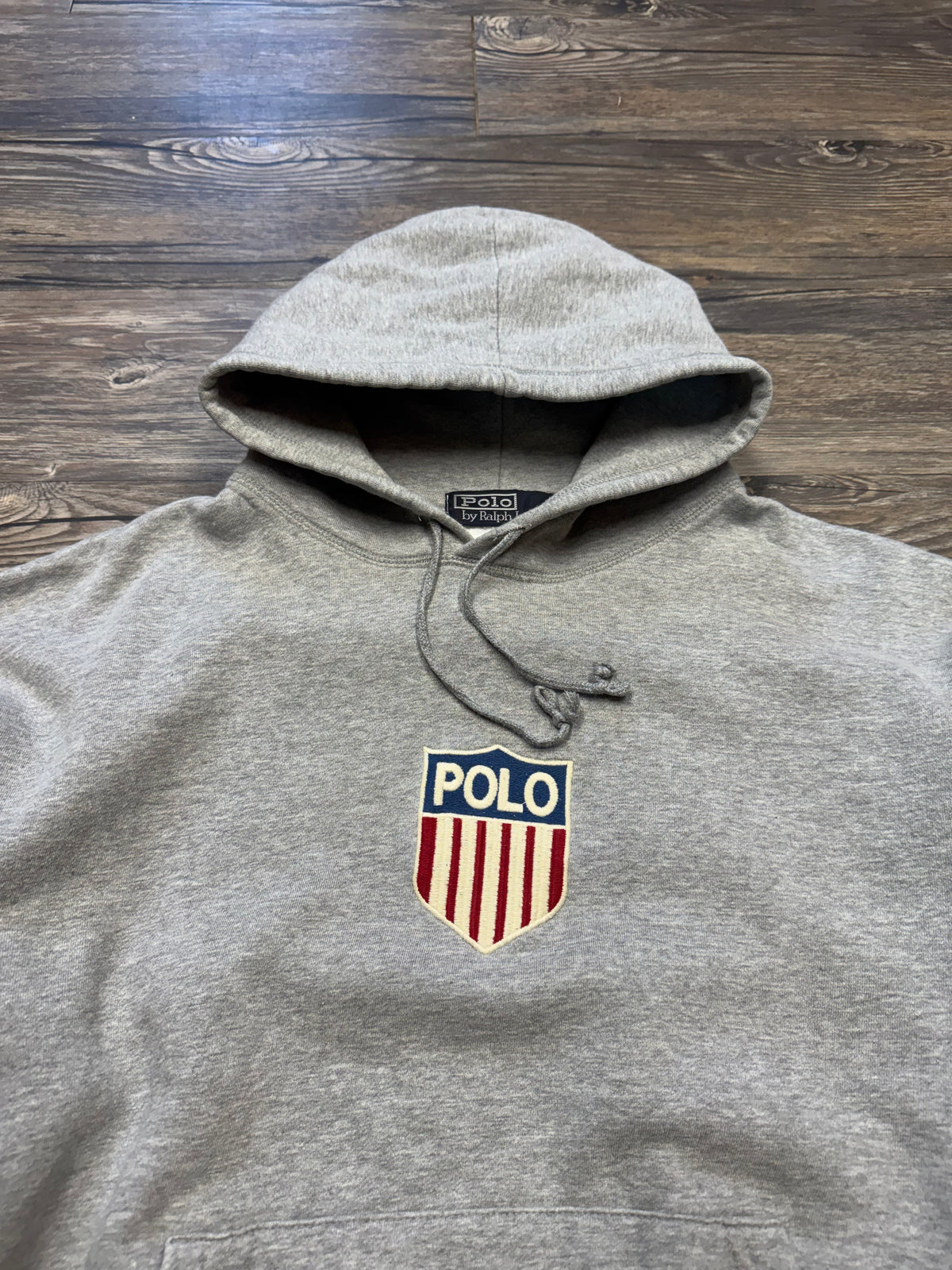 POLO RALPH LAUREN BLACK LABEL K SWISS EMBLEM HOODIE (L)