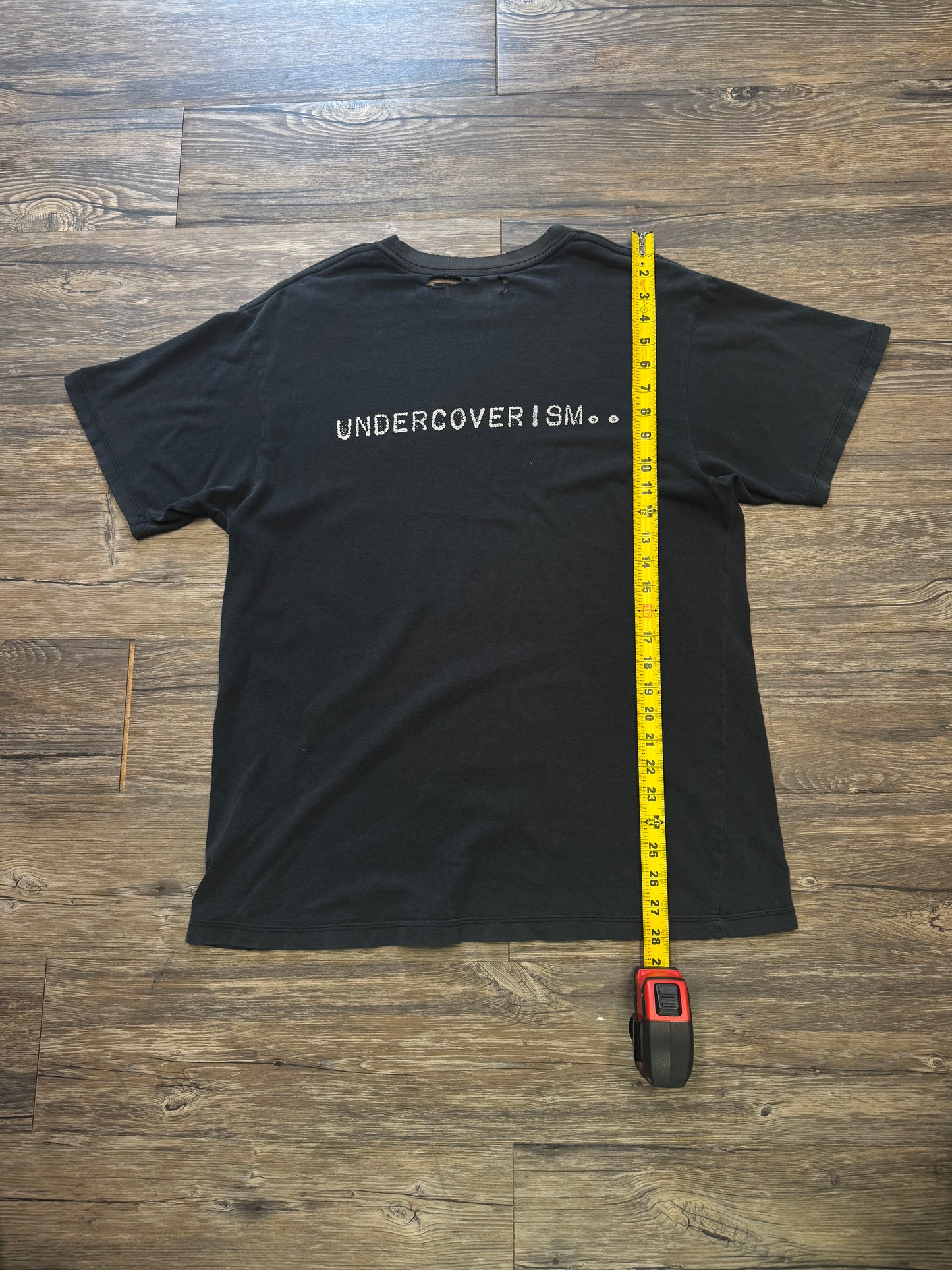 UNDERCOVER ‘GRUNGE IS ALIVE’ DISTRESSED FADED T-SHIRT (L)