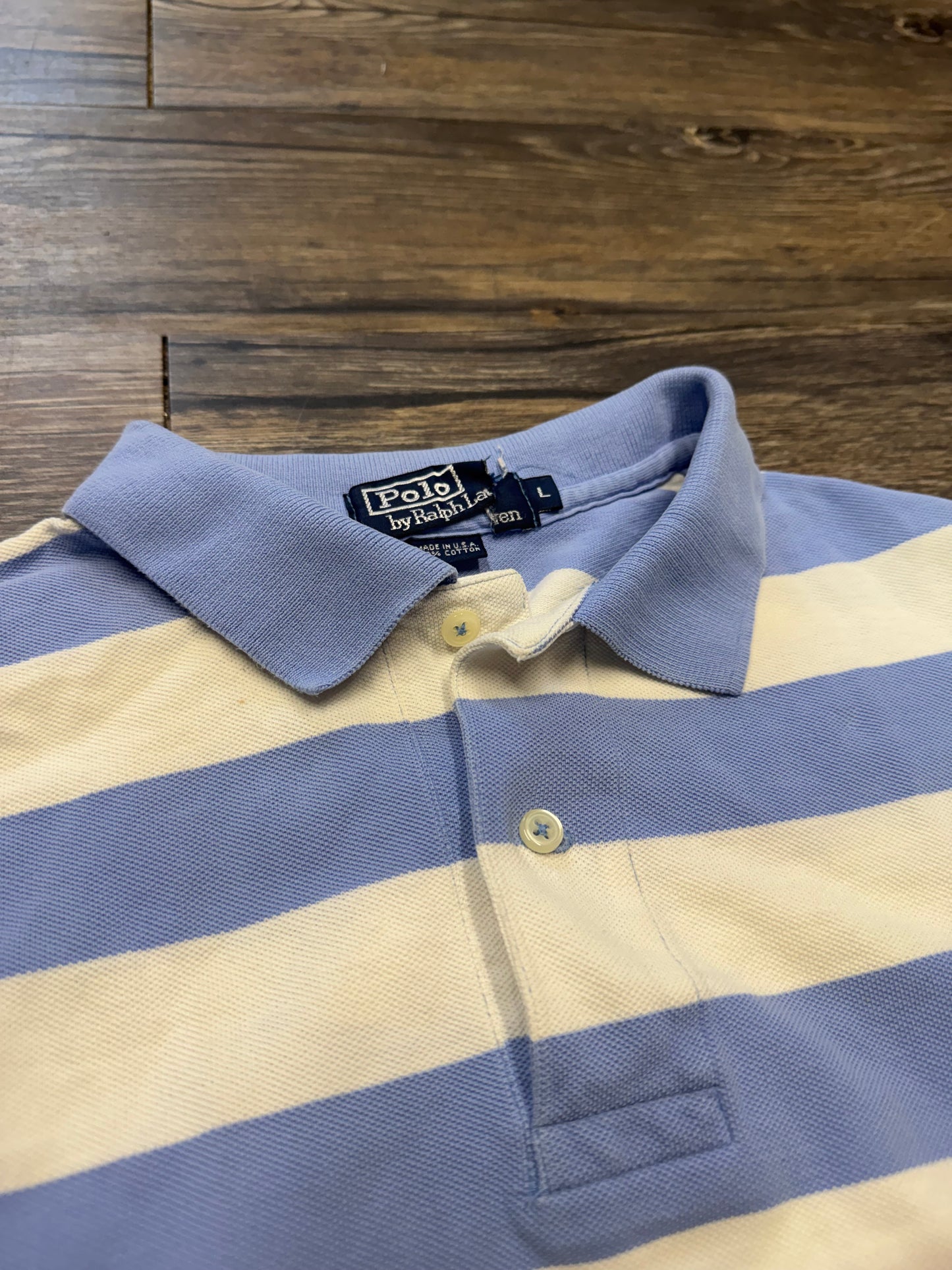 POLO RALPH LAUREN STRIPED POLO (L)