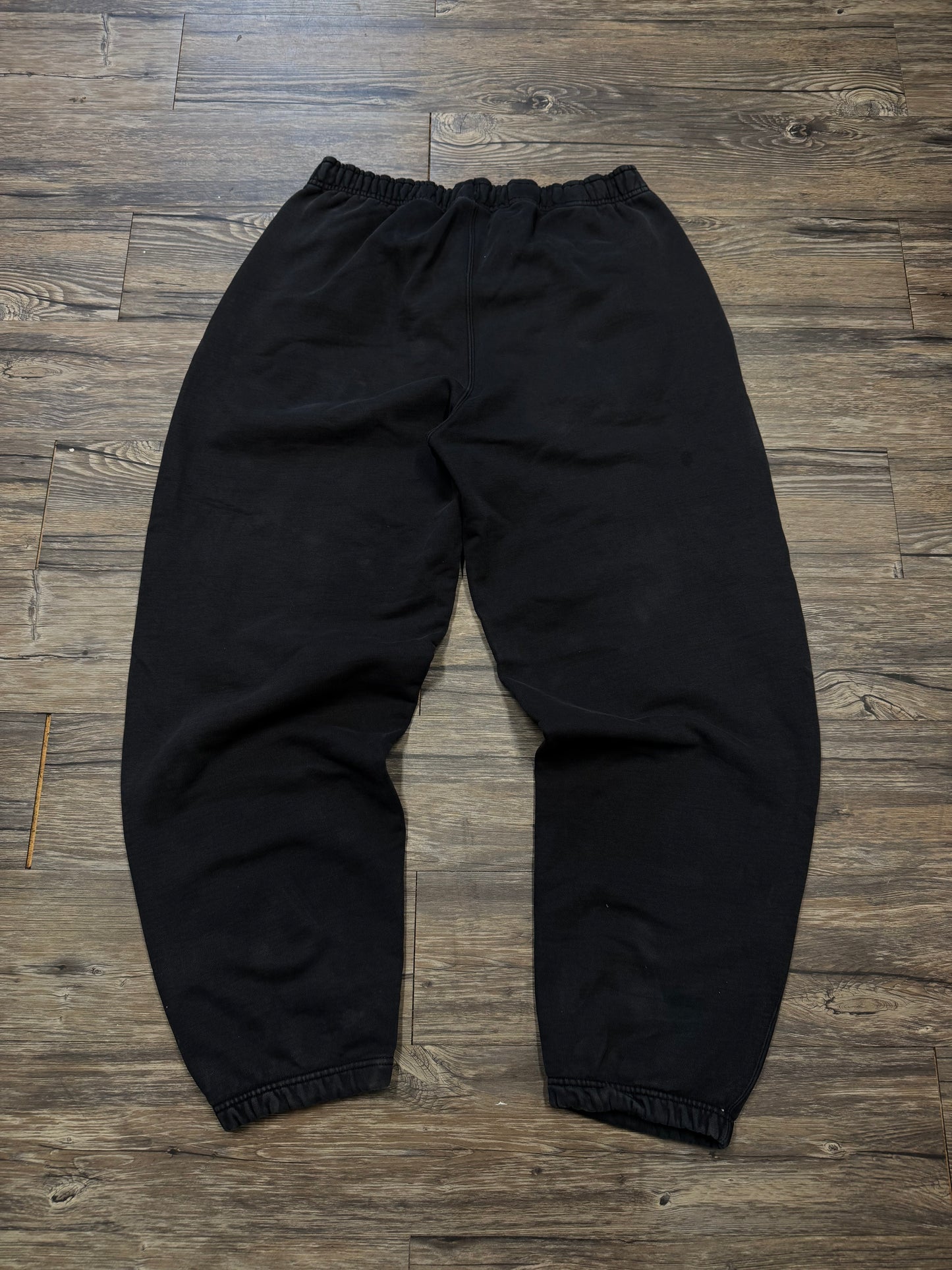NIKE X STUSSY BAGGY FADED BLACK SWEATPANTS (M)