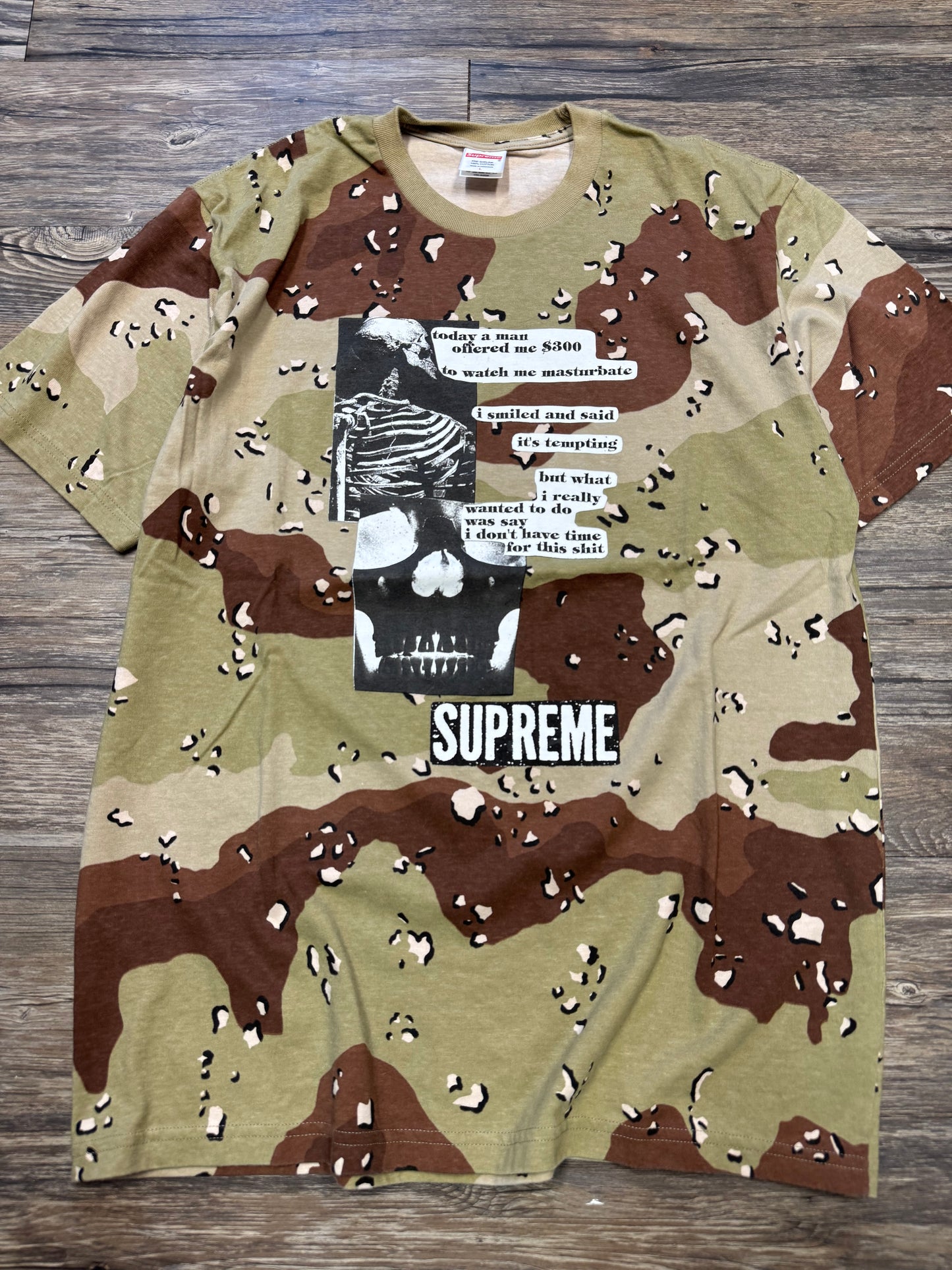 SUPREME ANATOMY COACOA T-SHIRT (L)