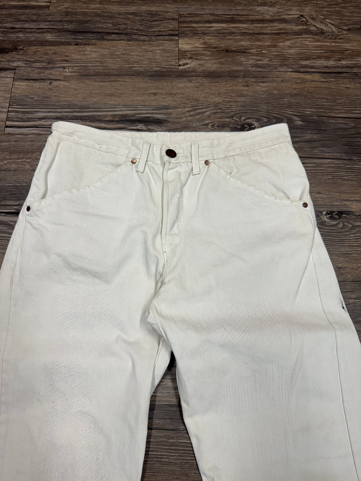 LEVIS ENGINEERED BORO STITCHED BOOTCUT FLARED JEANS (32)