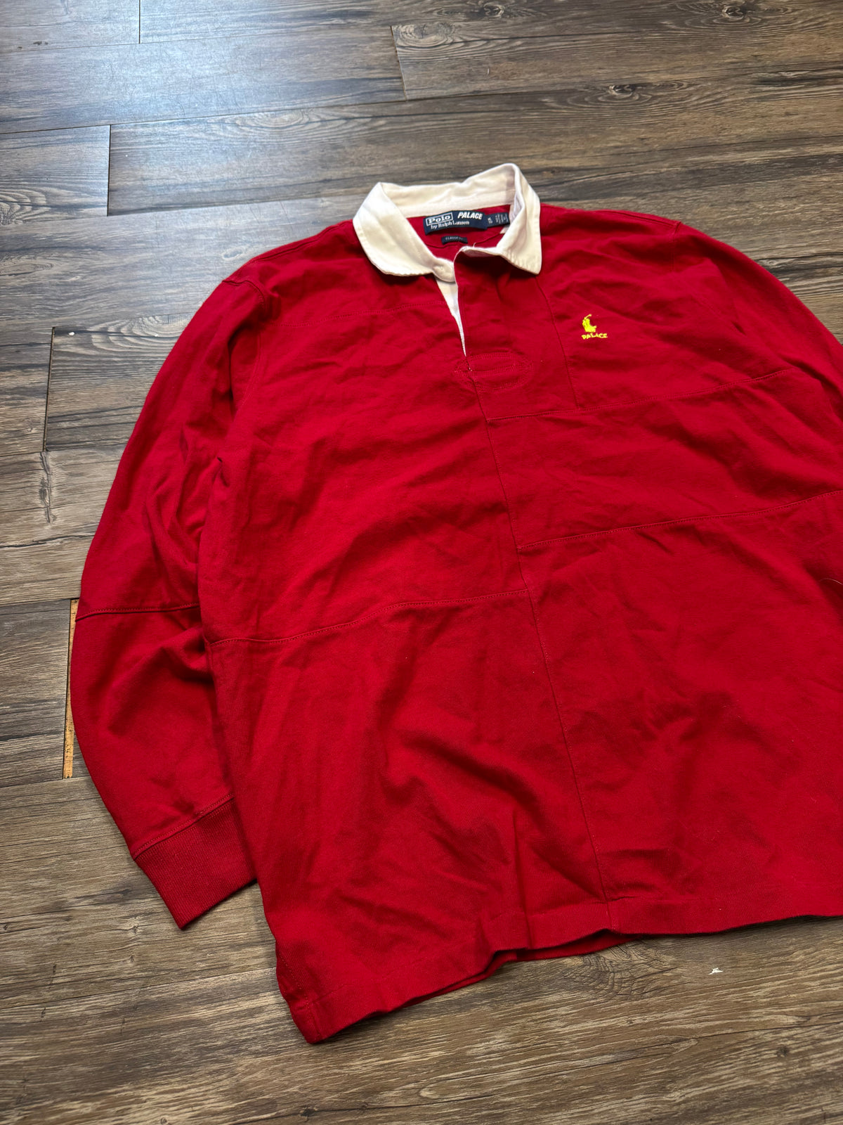 POLO RALPH LAUREN X PALACE RUGBY LONG SLEEVE POLO (XL)