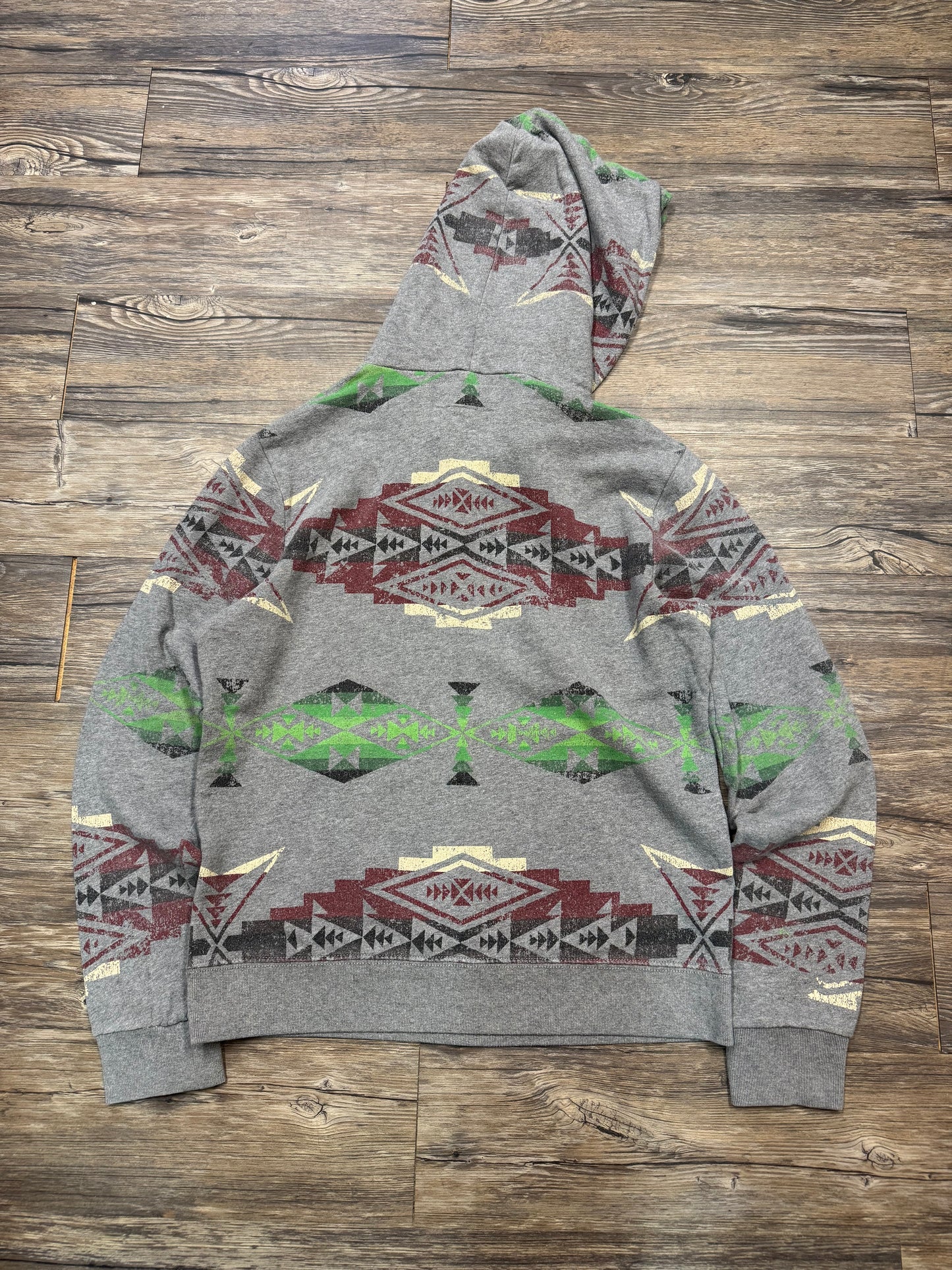 RALPH LAUREN DENIM & SUPPLY AZTEC HOODIE (M)
