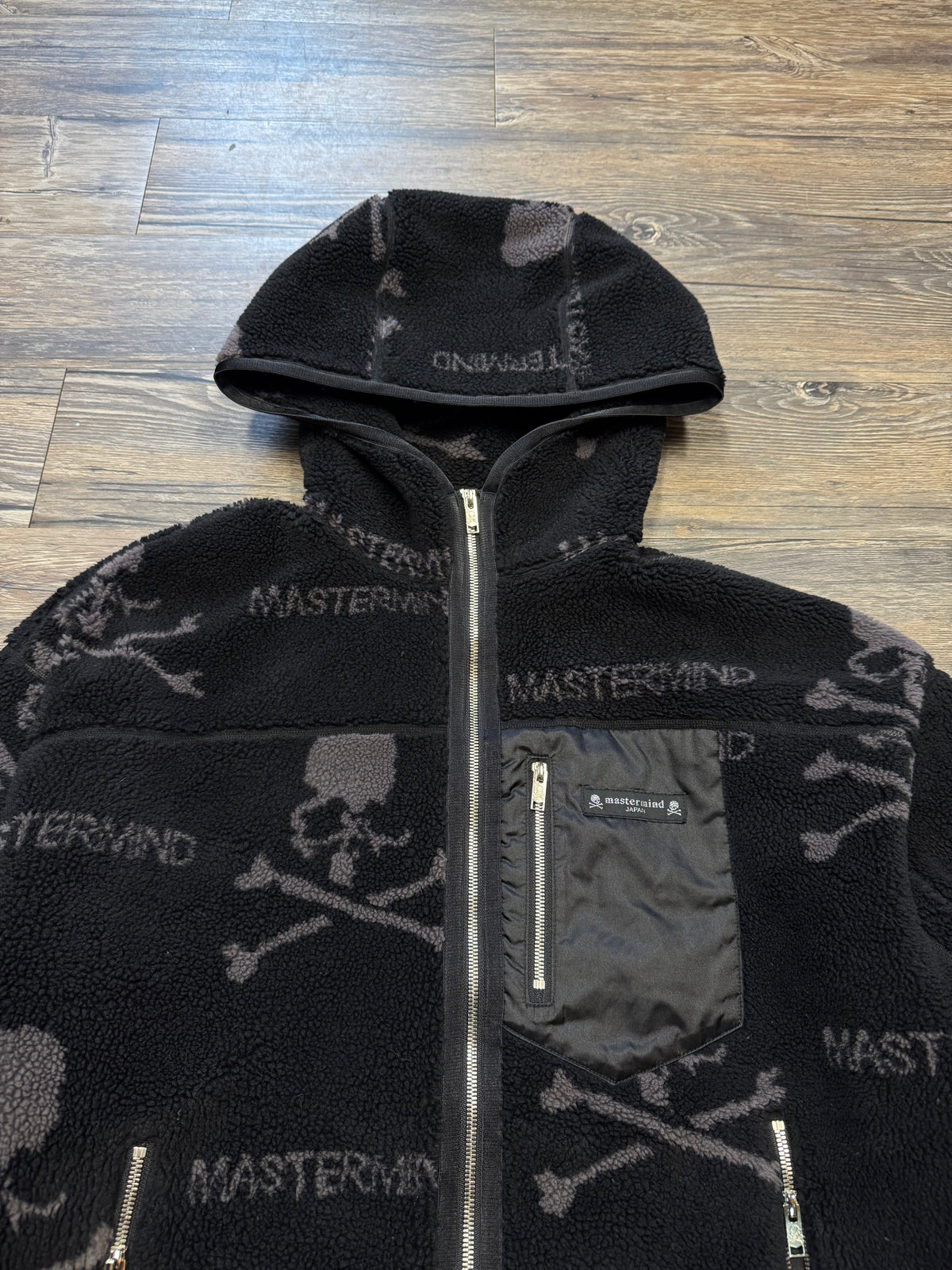 MASTERMIND HYBRID FLEECE HOODED FULL-ZIP (XL)