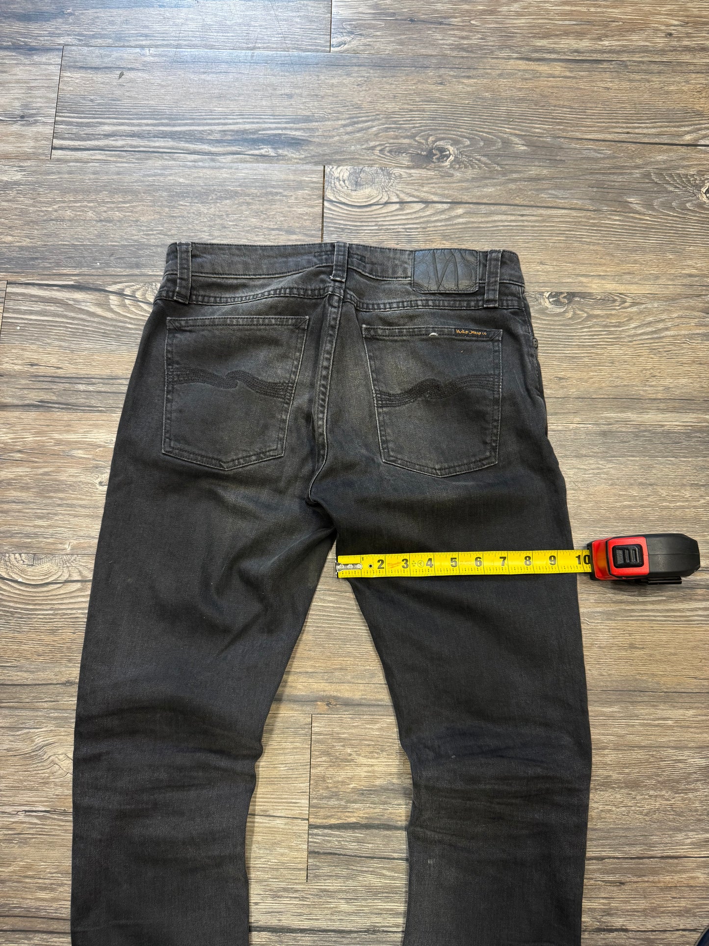 BLACK NUDIE SKINNY JEANS (31)