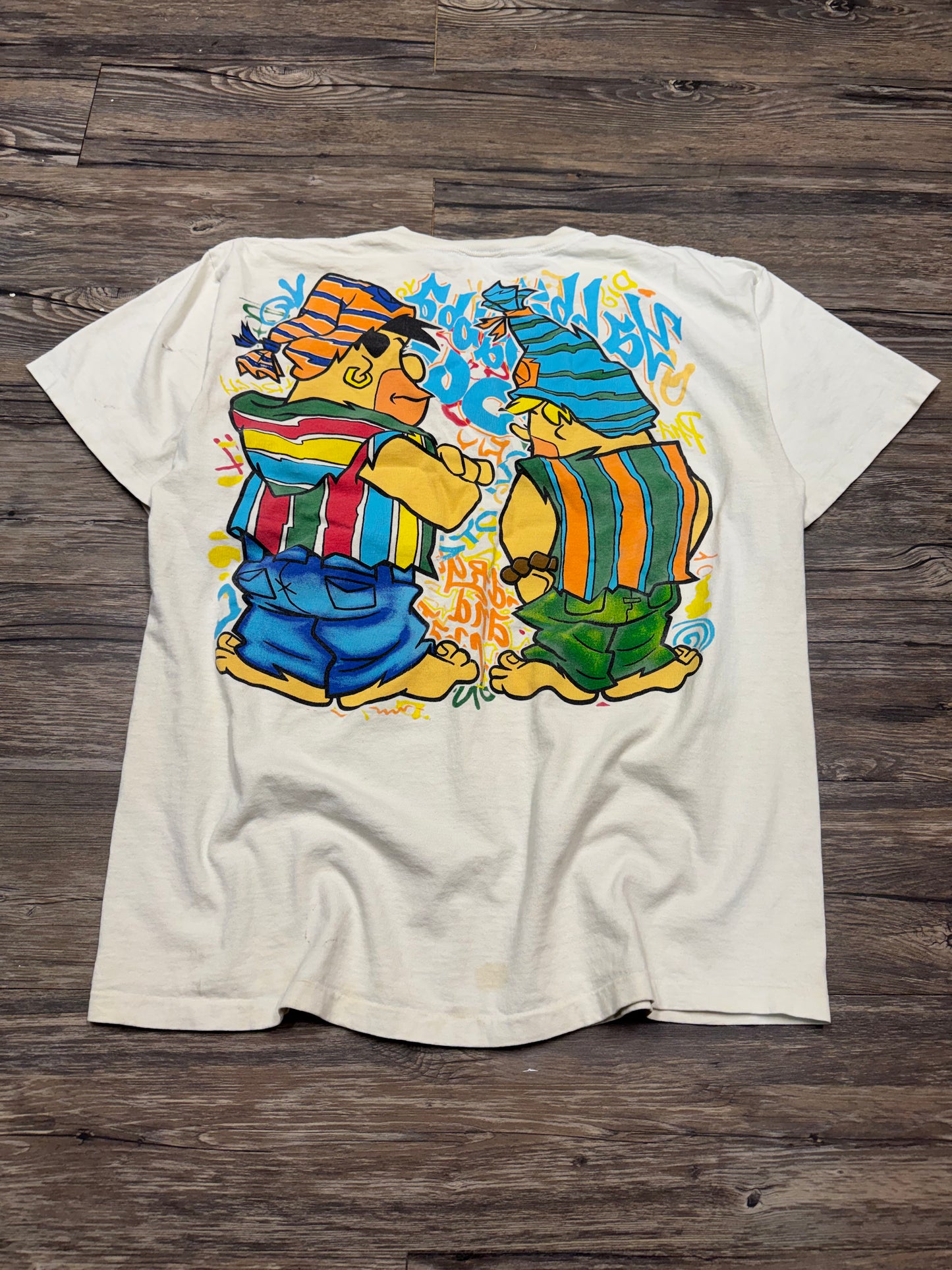 VINTAGE FLINSTONES AOP T SHIRT (XL)