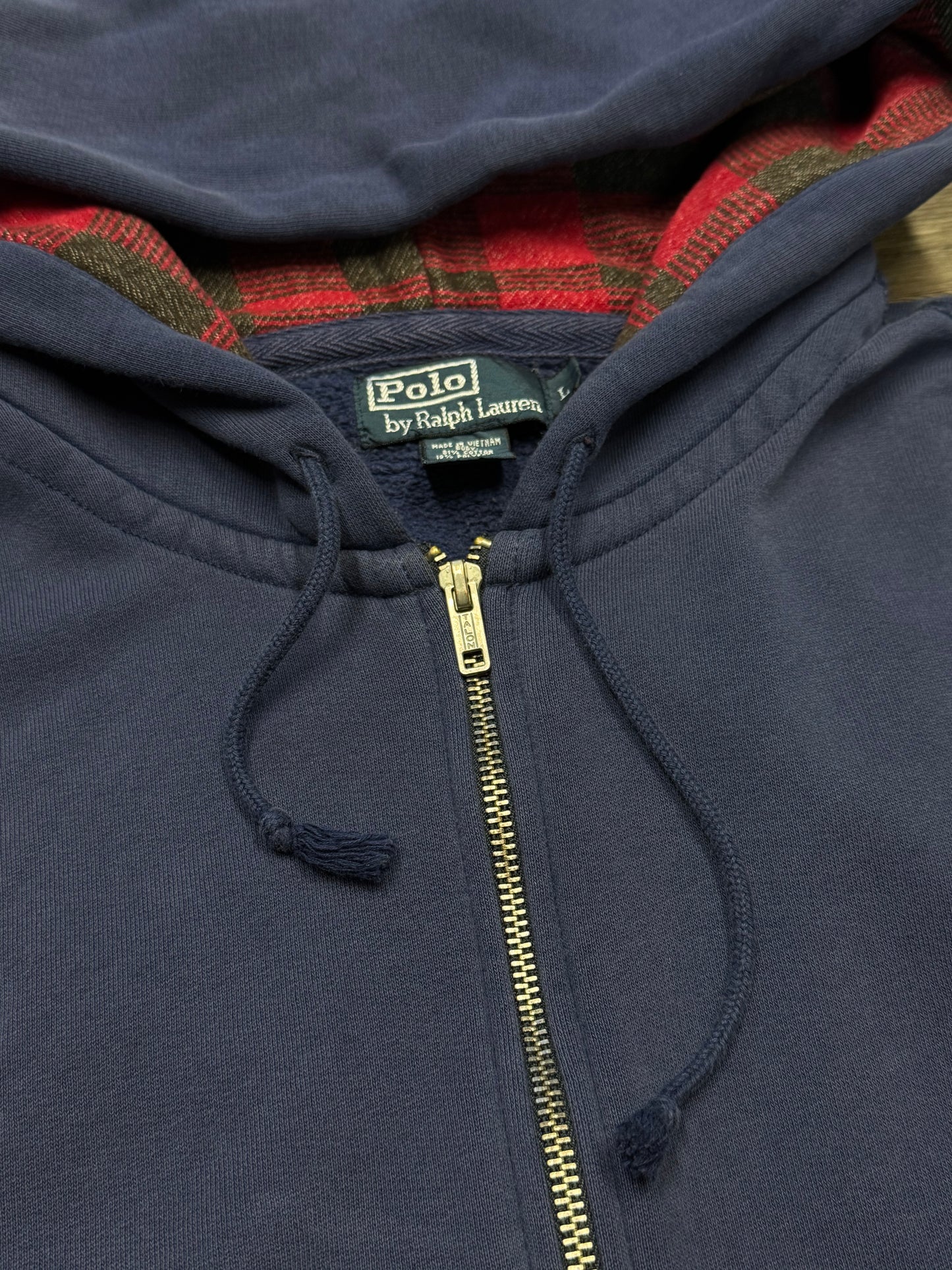 POLO RALPH LAUREN LOGO HOODIE (L)