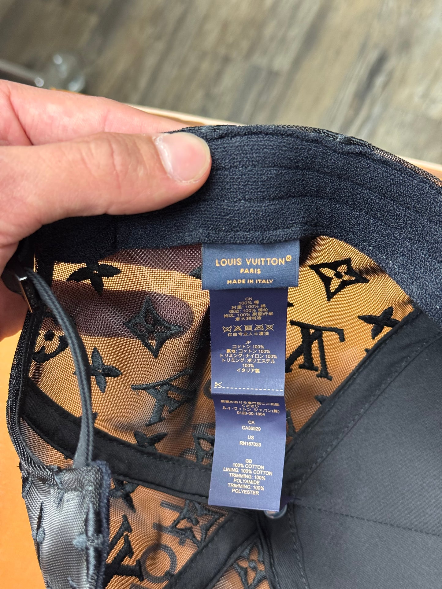 LV X GOLF THE CREATOR MESH SNAP BACK HAT (OS)