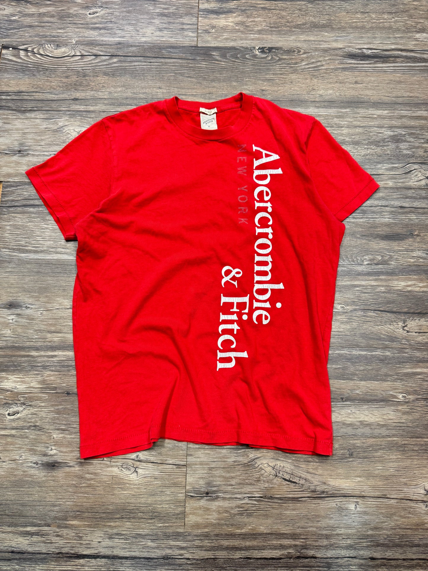 Y2K ABERCROMBIE & FITCH LOGO TEE (M)