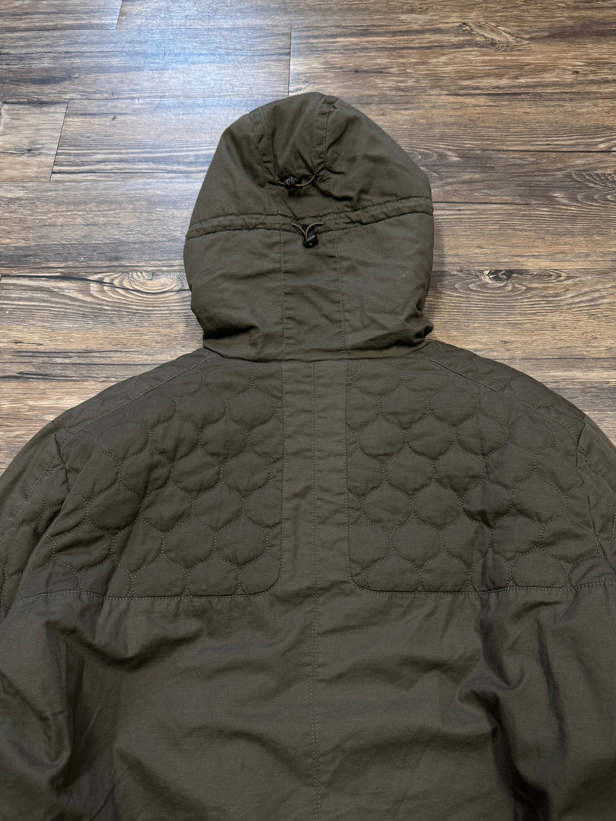 2000’s ARMANI EXCHANGE QUILTED ZIP UP BOMBER JACKET (XL)