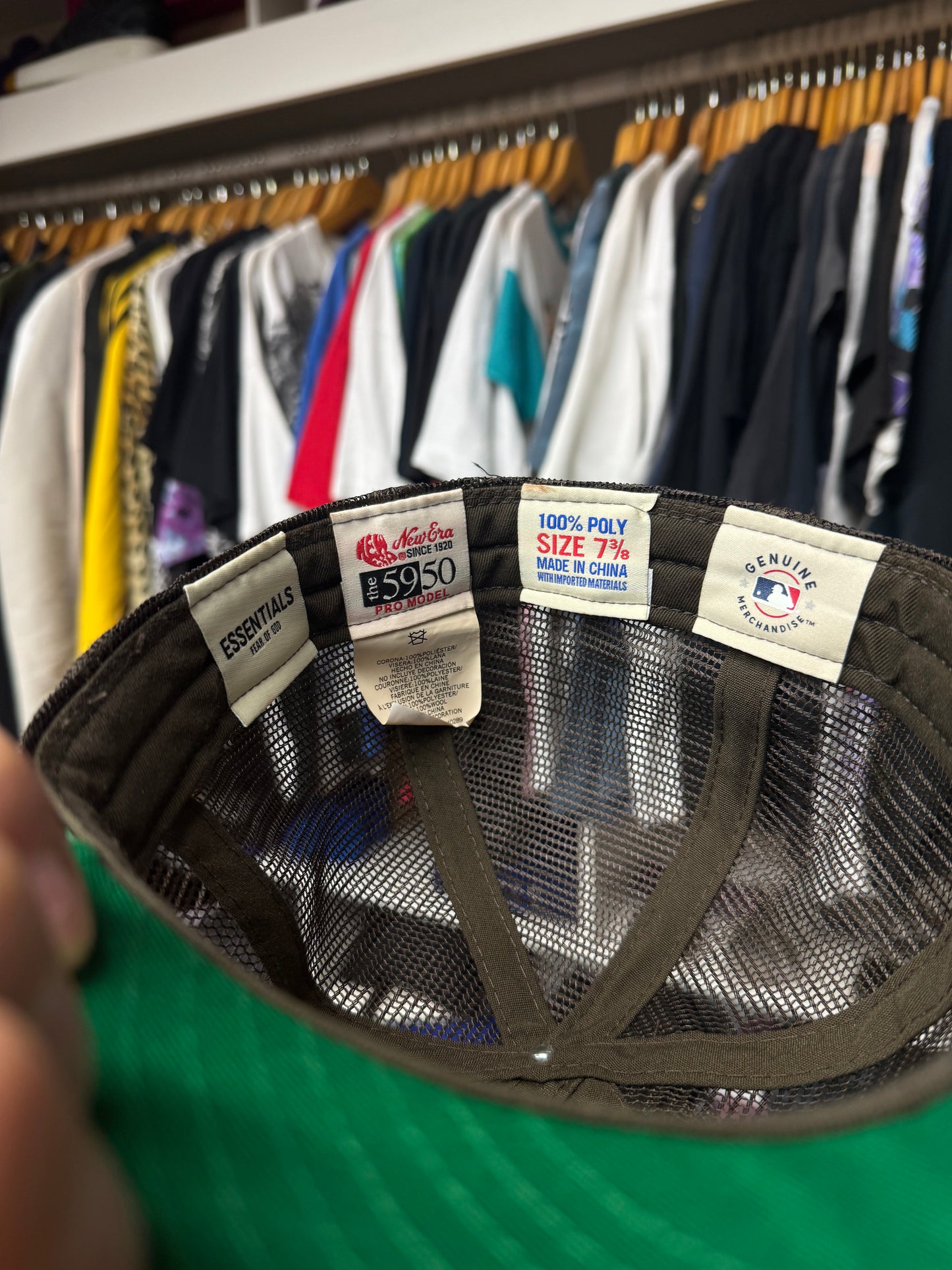 FOG ESSENTIALS NEW ERA MESH BASEBALL HAT (OS)