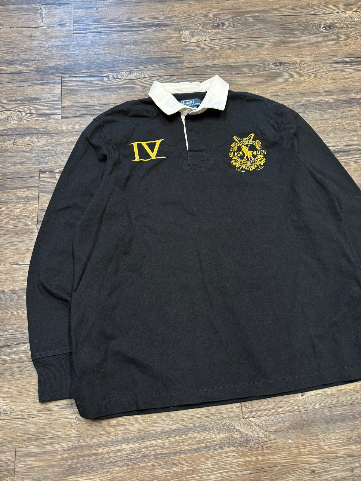 POLO RALPH LAUREN BLACKWATCH RUBGY POLO (XXL)